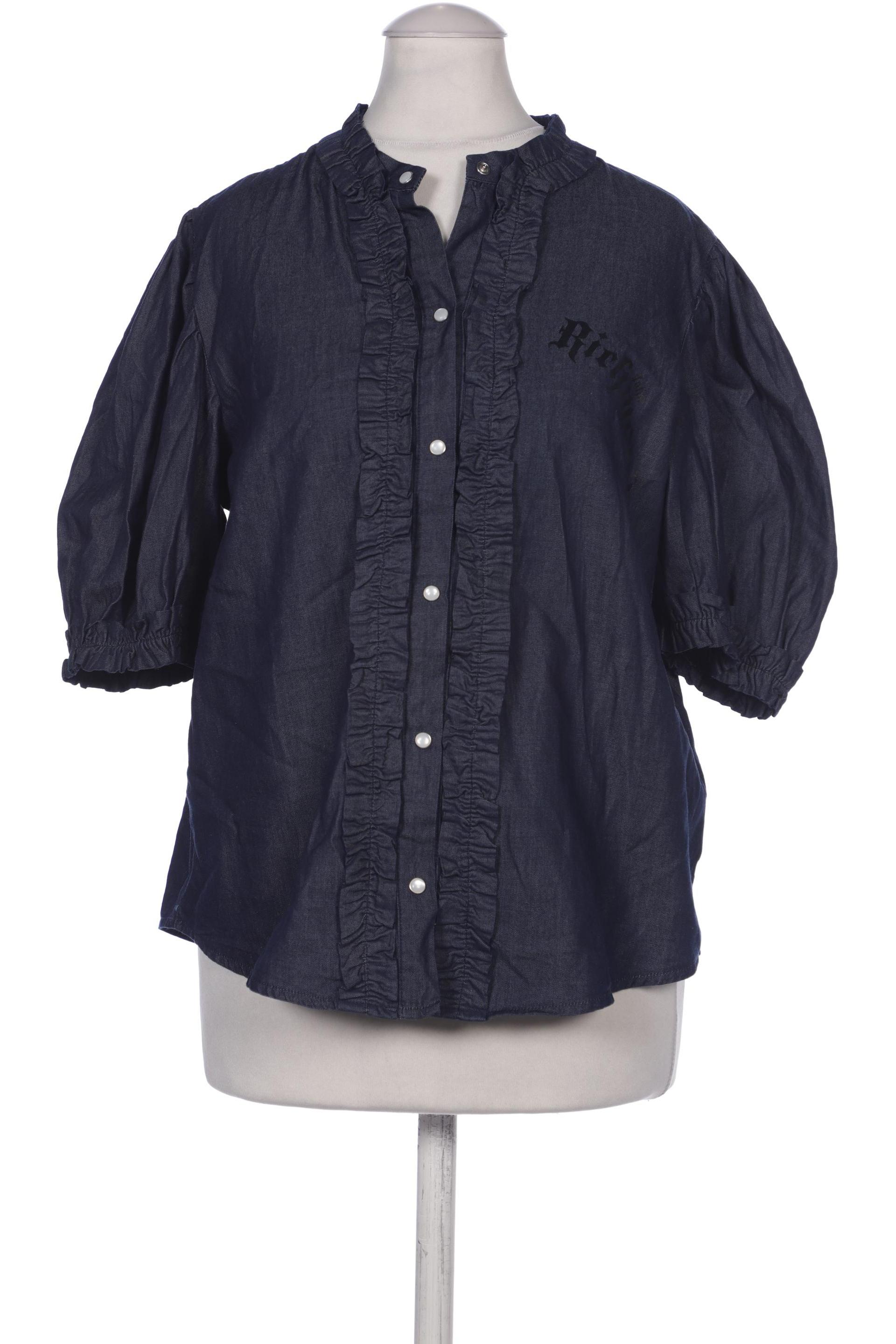 

John Richmond Damen Bluse, marineblau, Gr. 34