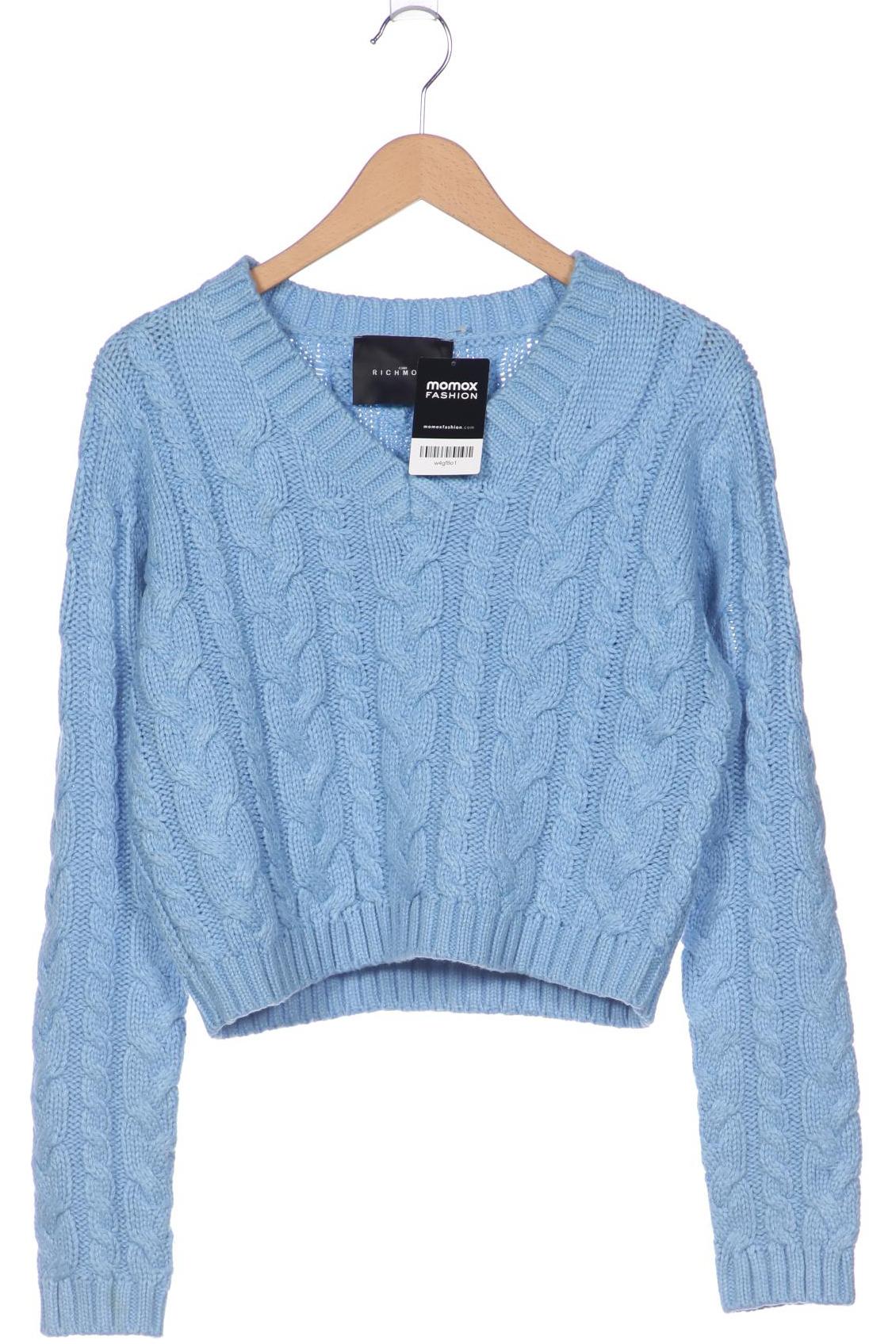 

John Richmond Damen Pullover, blau, Gr. 36