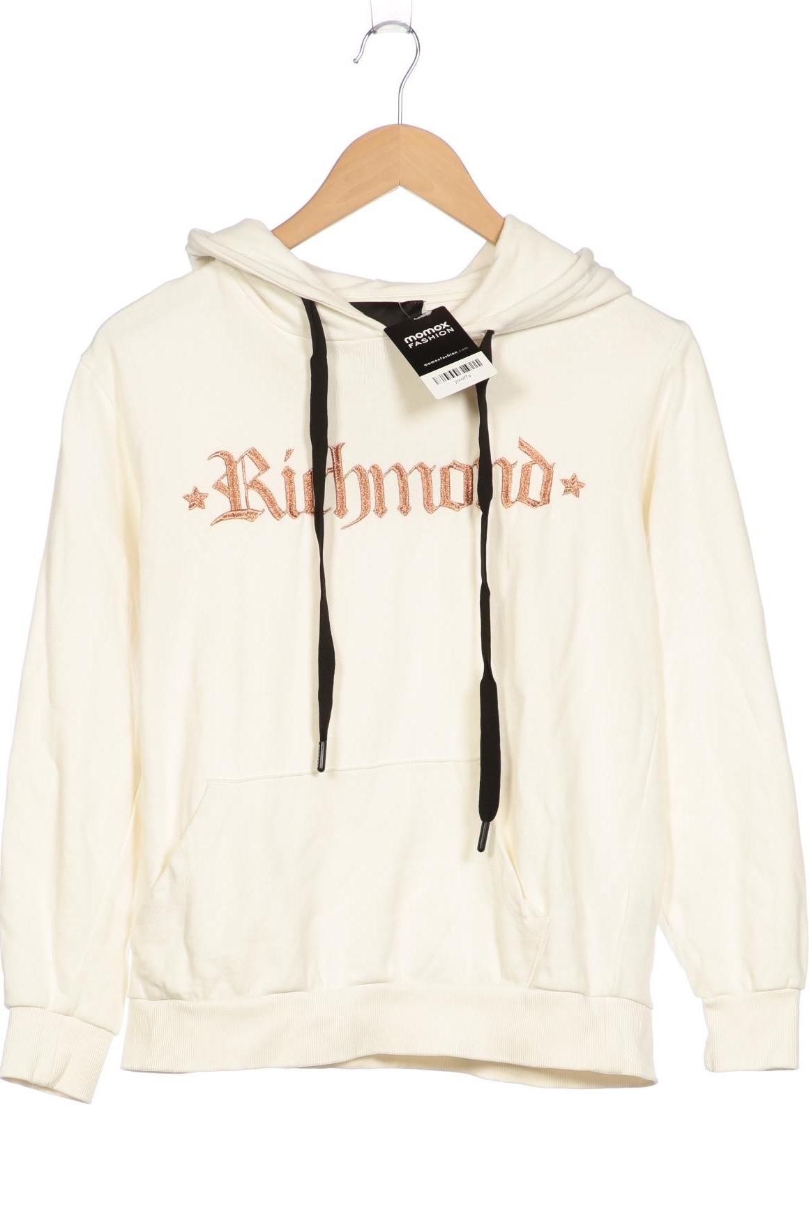 

John Richmond Damen Kapuzenpullover, cremeweiß, Gr. 36