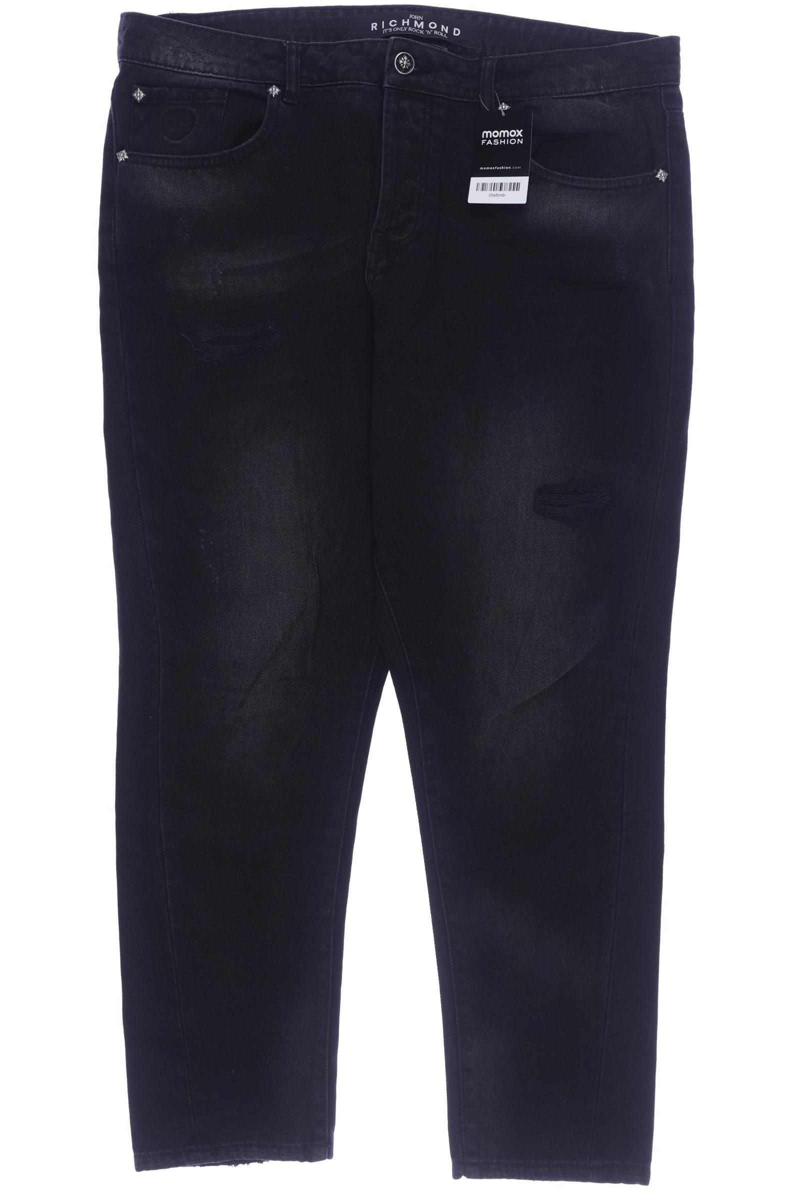 

John Richmond Herren Jeans, schwarz, Gr. 56