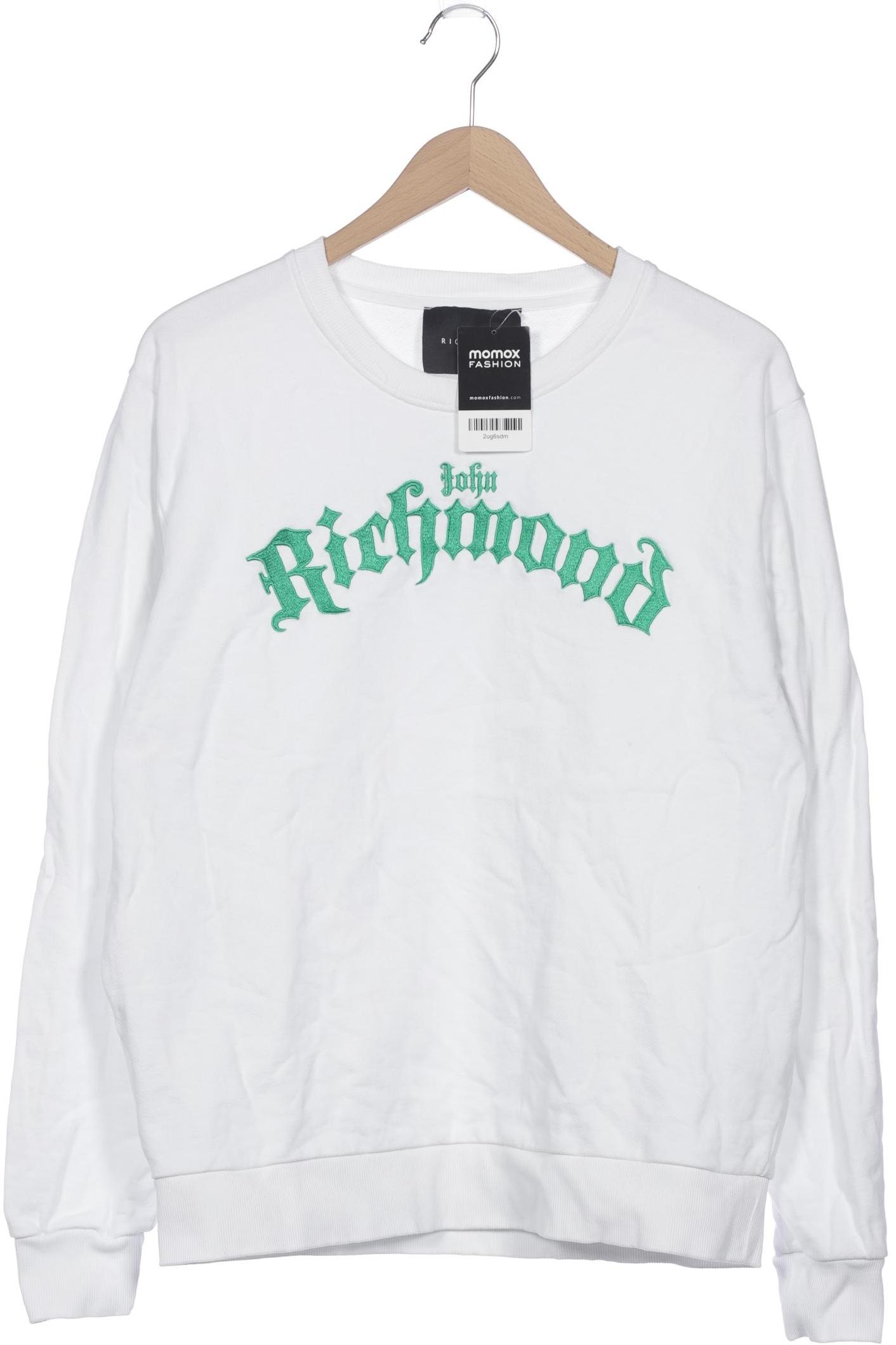 

John Richmond Herren Sweatshirt, weiß, Gr. 56
