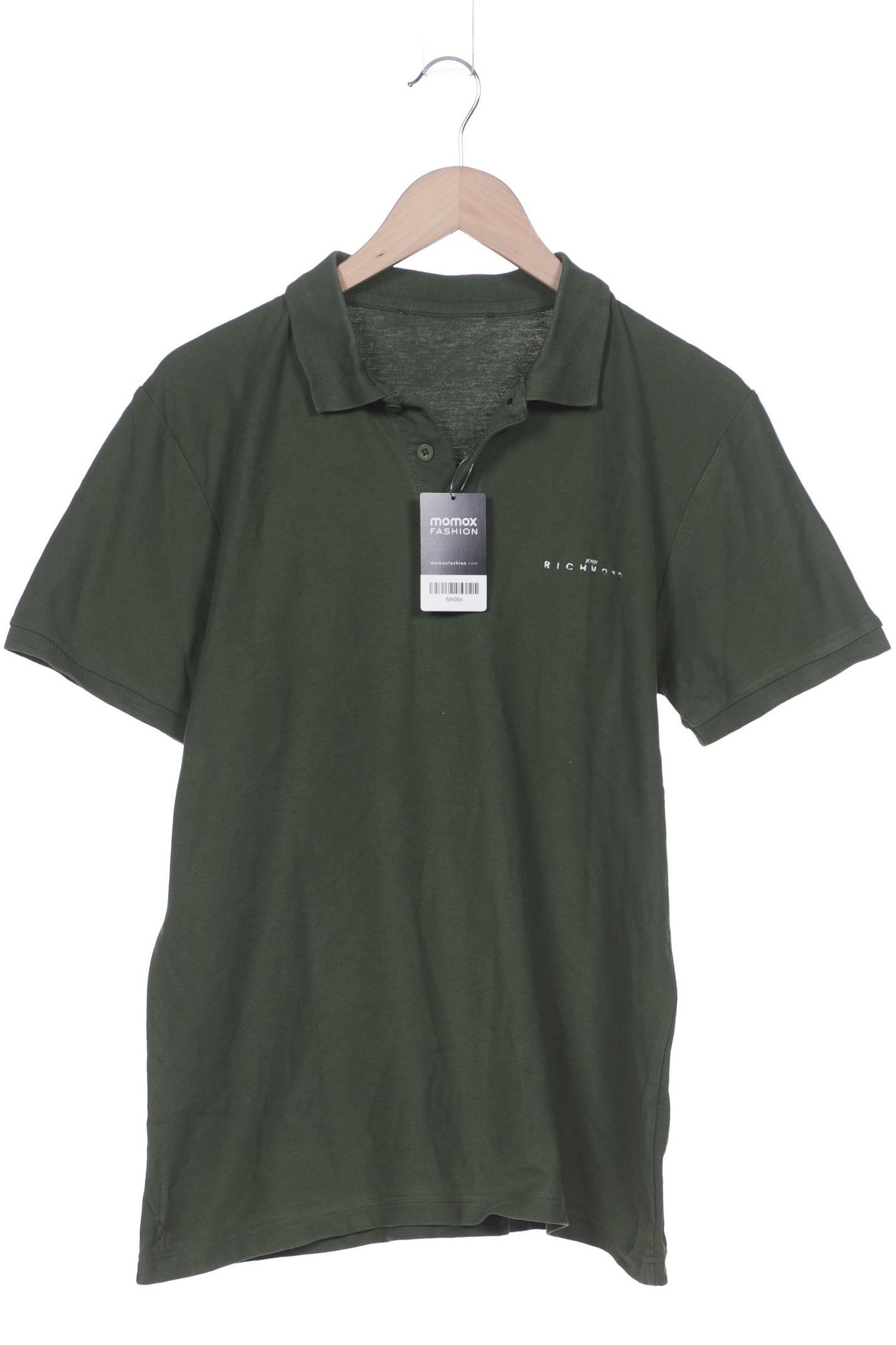 

John Richmond Herren Poloshirt, grün, Gr. 52