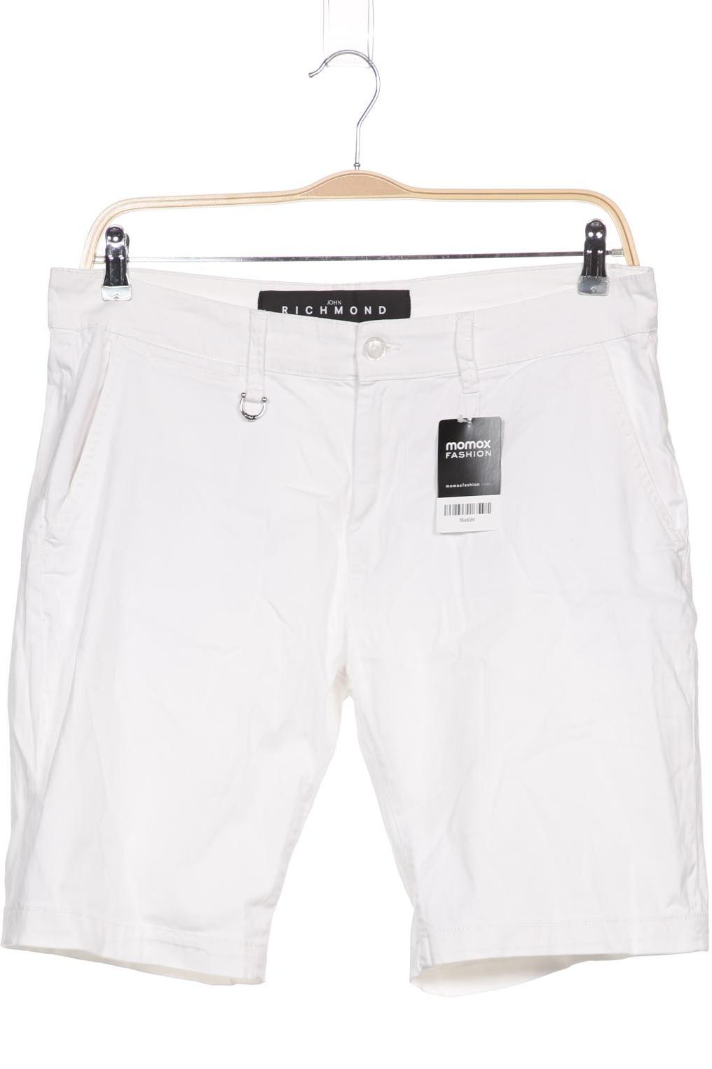 

John Richmond Herren Shorts, weiß, Gr. 34