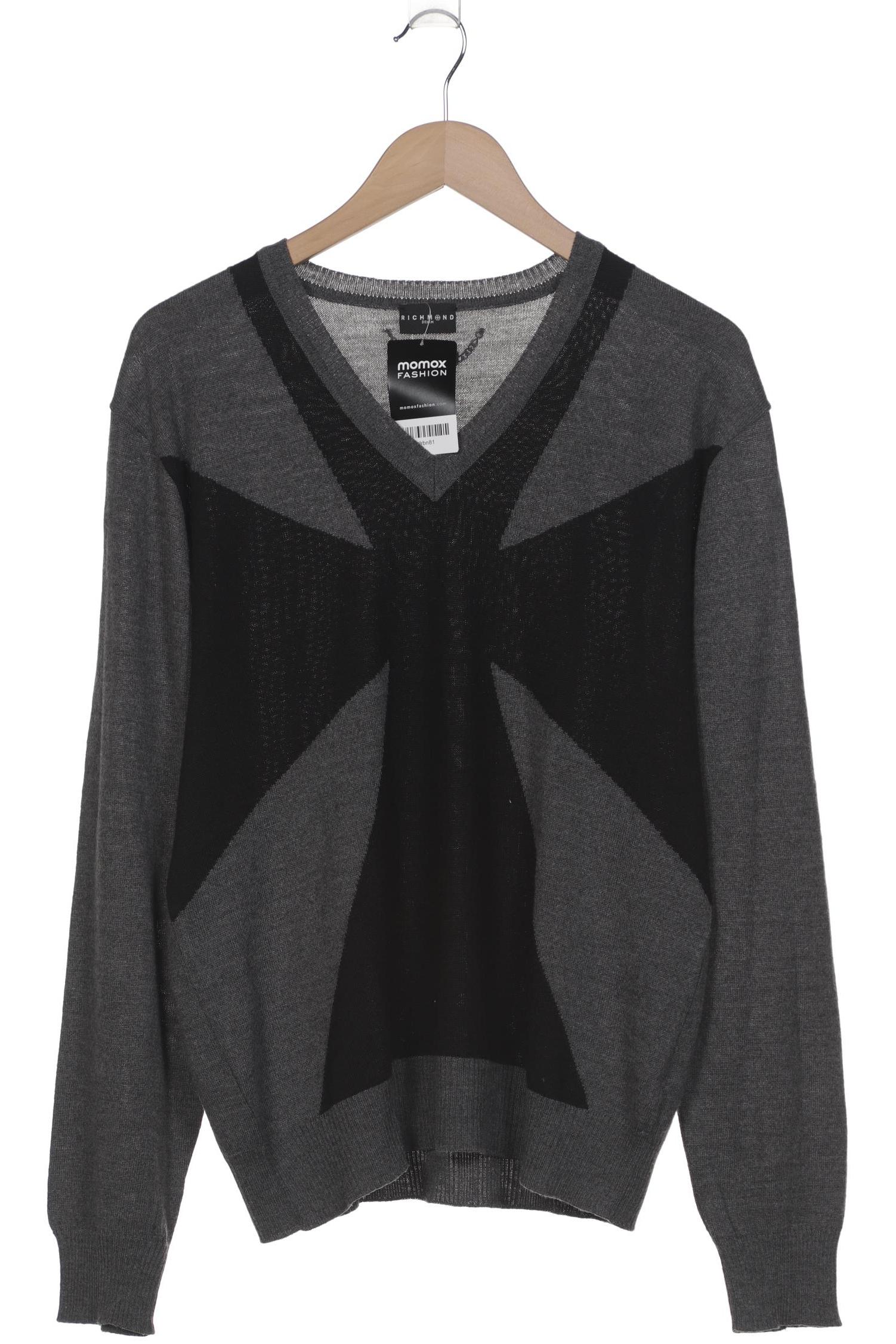 

John Richmond Herren Pullover, grau, Gr. 50