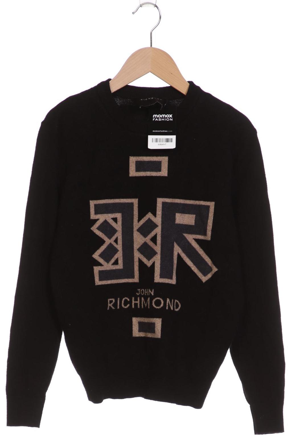

John Richmond Herren Pullover, schwarz, Gr. 46
