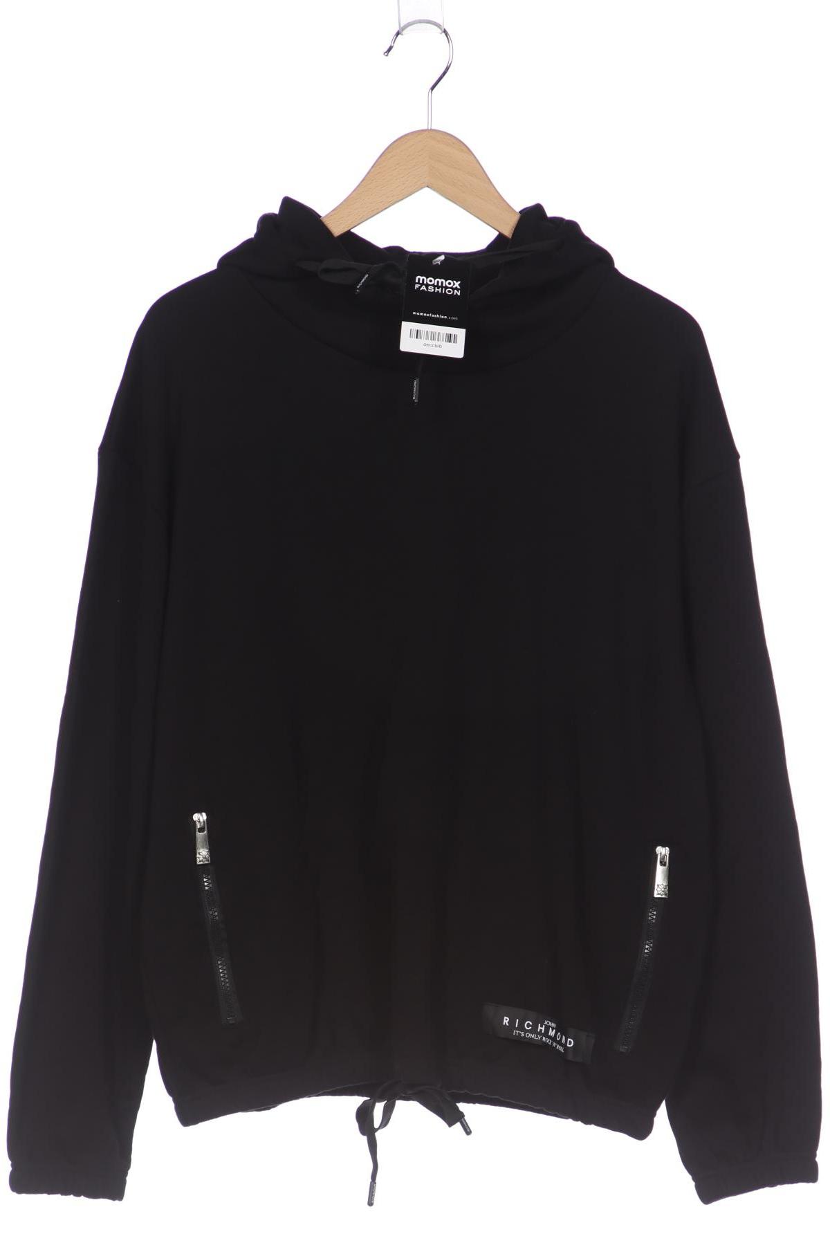 

John Richmond Herren Kapuzenpullover, schwarz, Gr. 46