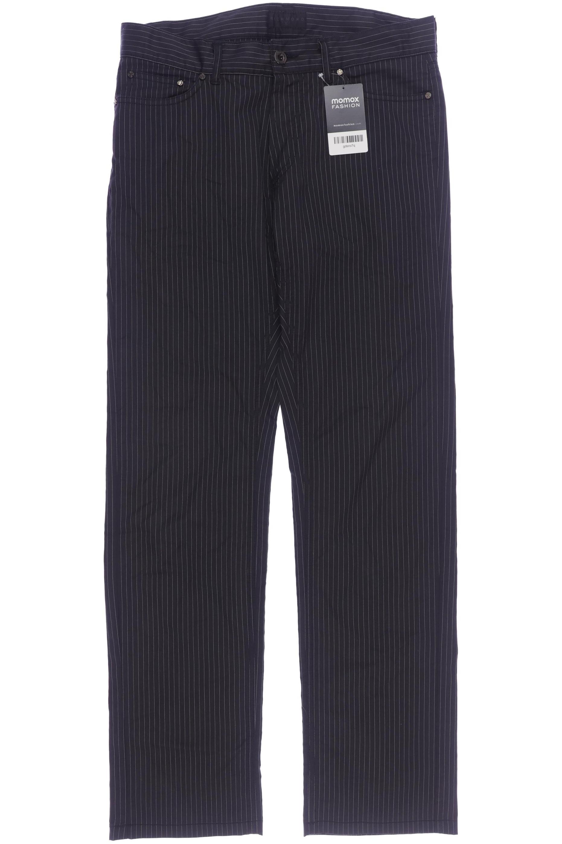 

John Richmond Herren Stoffhose, schwarz, Gr. 46