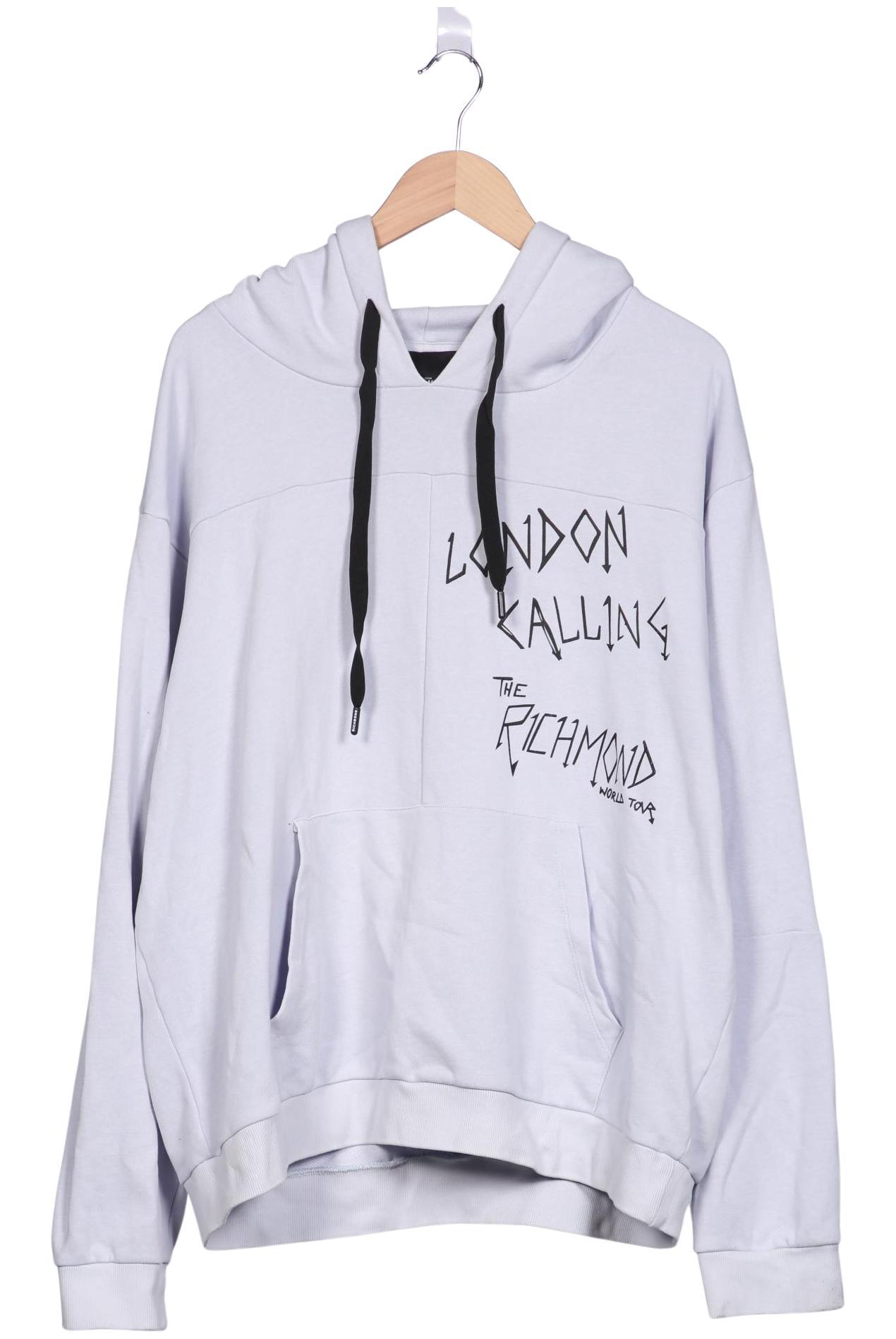 

John Richmond Herren Kapuzenpullover, hellblau, Gr. 56