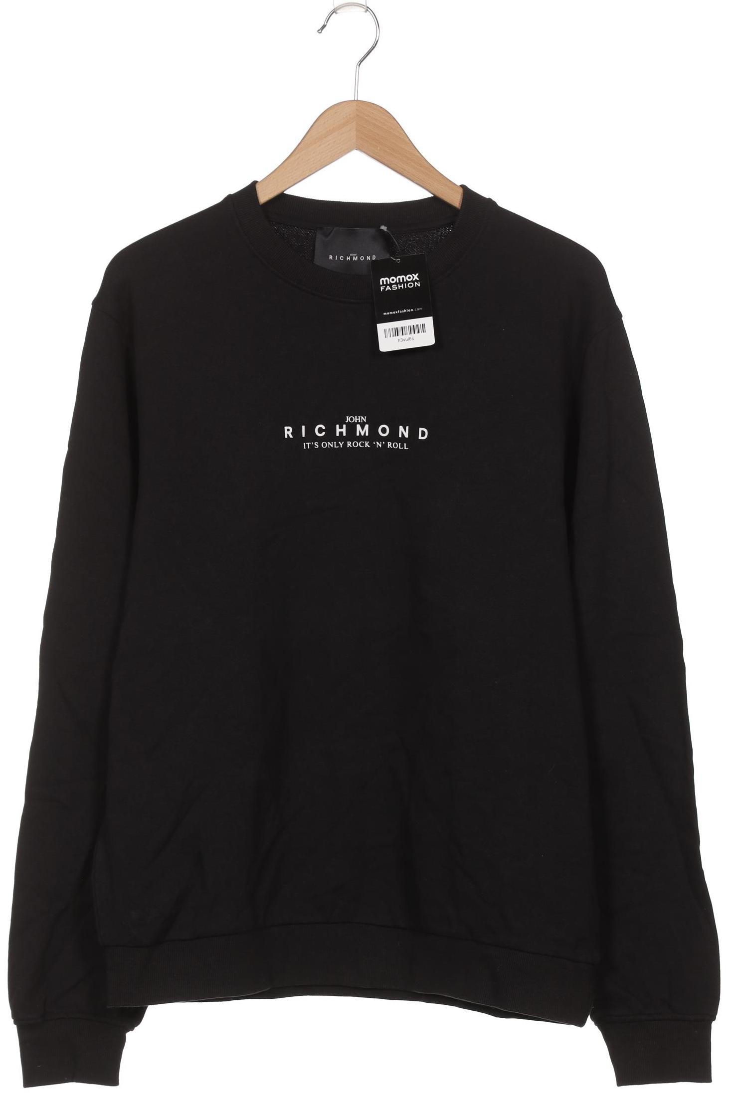 

John Richmond Herren Sweatshirt, schwarz, Gr. 56