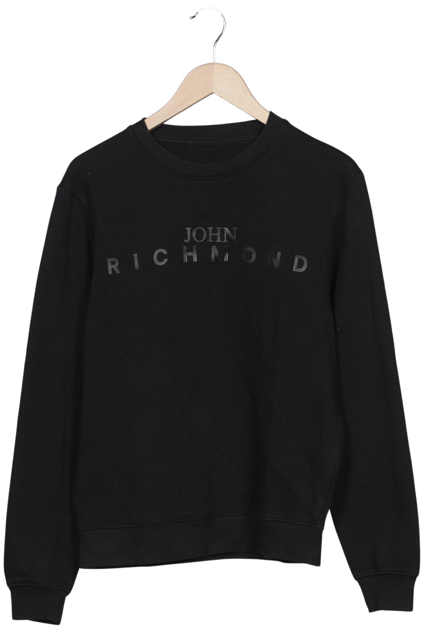 

John Richmond Herren Sweatshirt, schwarz, Gr. 46