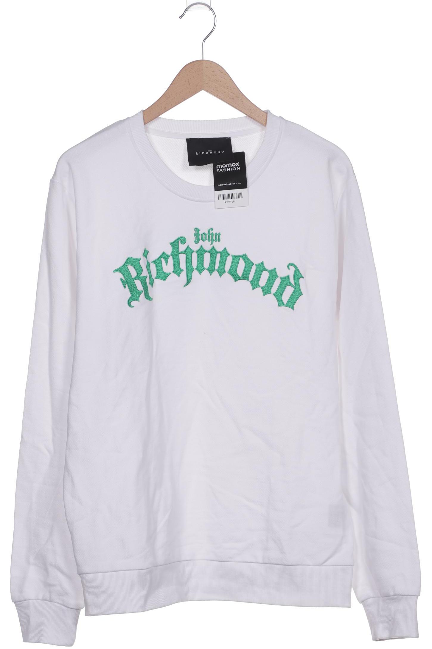 

John Richmond Herren Sweatshirt, weiß, Gr. 56