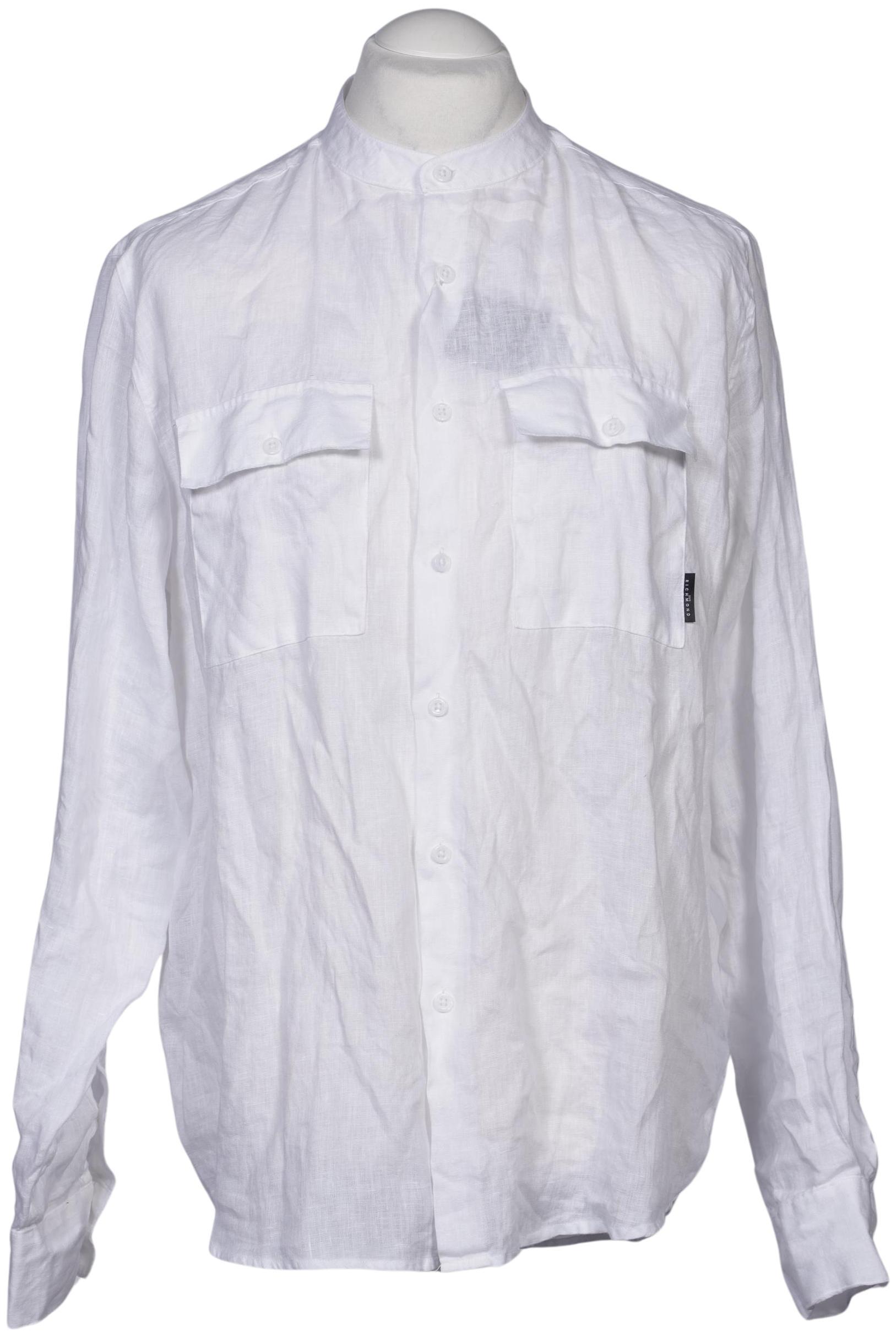 

John Richmond Herren Hemd, weiß, Gr. 52