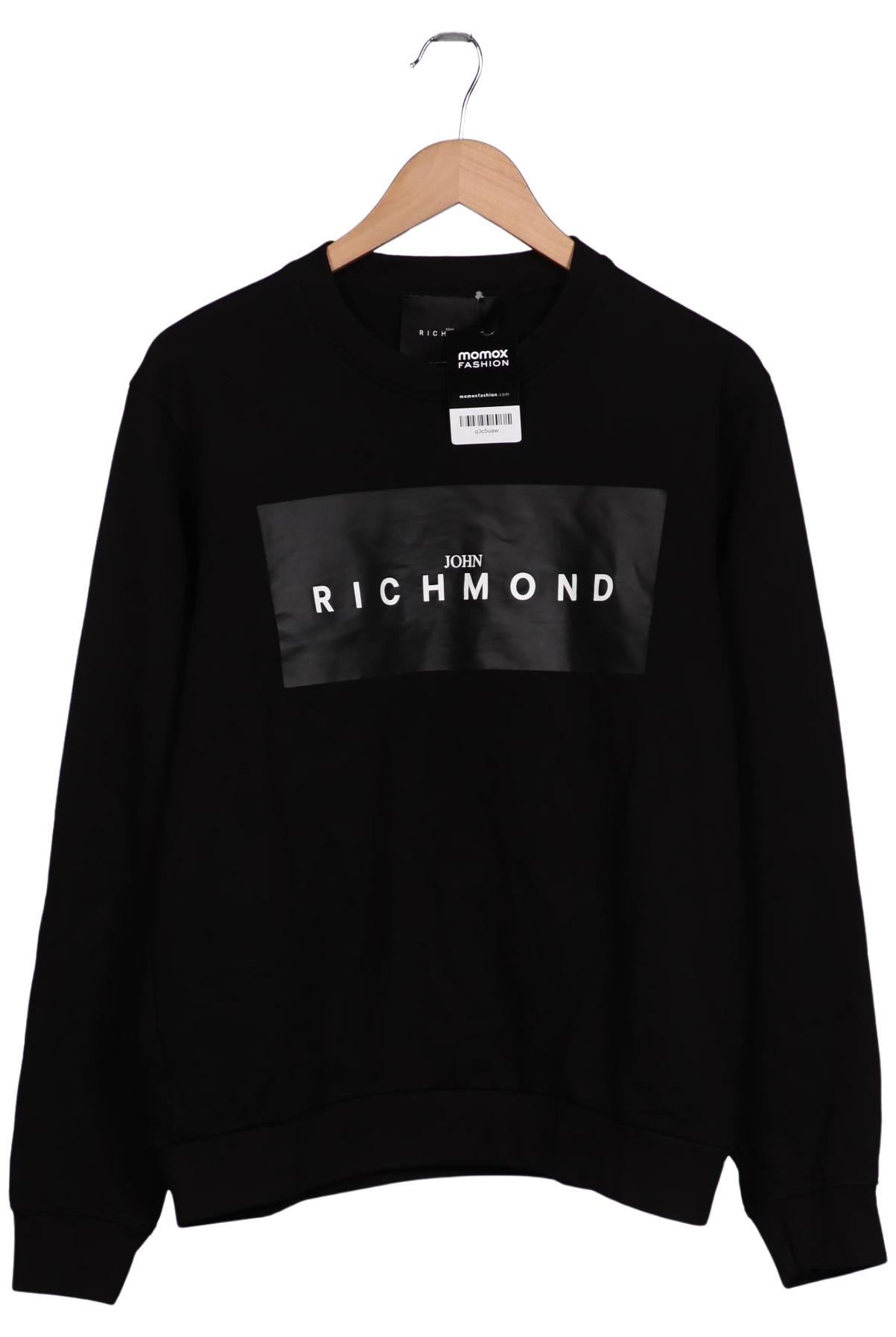 

John Richmond Herren Sweatshirt, schwarz, Gr. 52