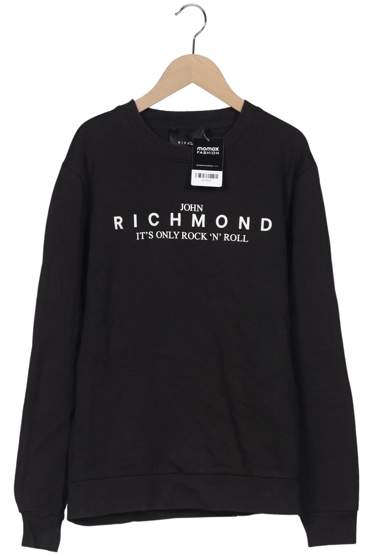 

John Richmond Herren Sweatshirt, schwarz, Gr. 48