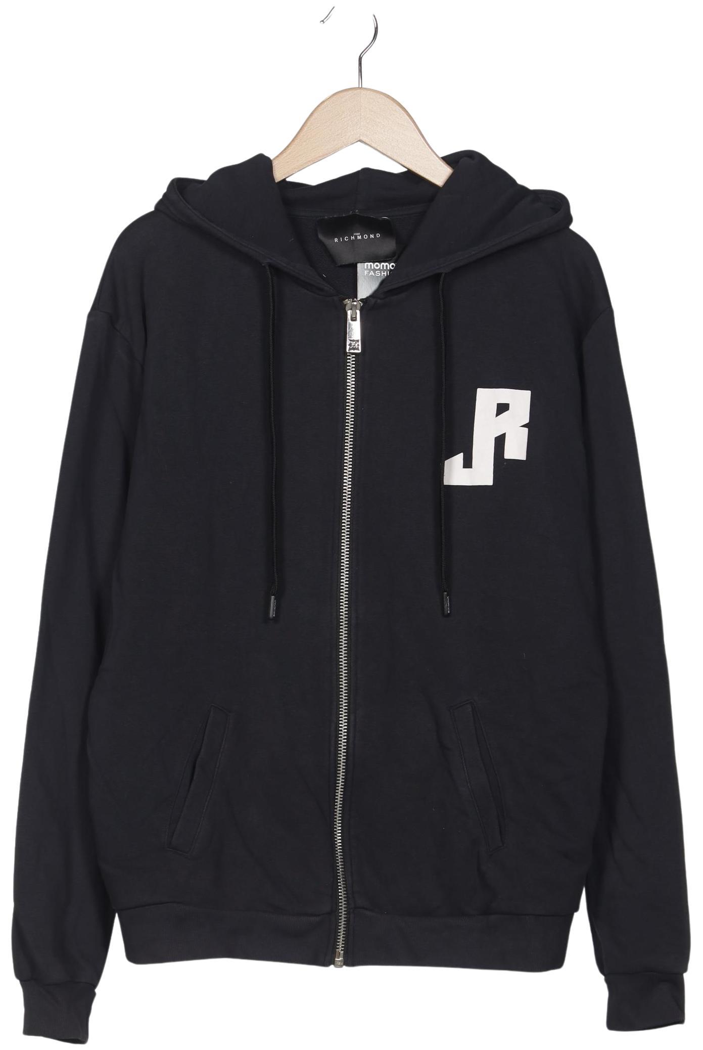 Thumbnail - John Richmond Herren Kapuzenpullover, schwarz, Gr. 52