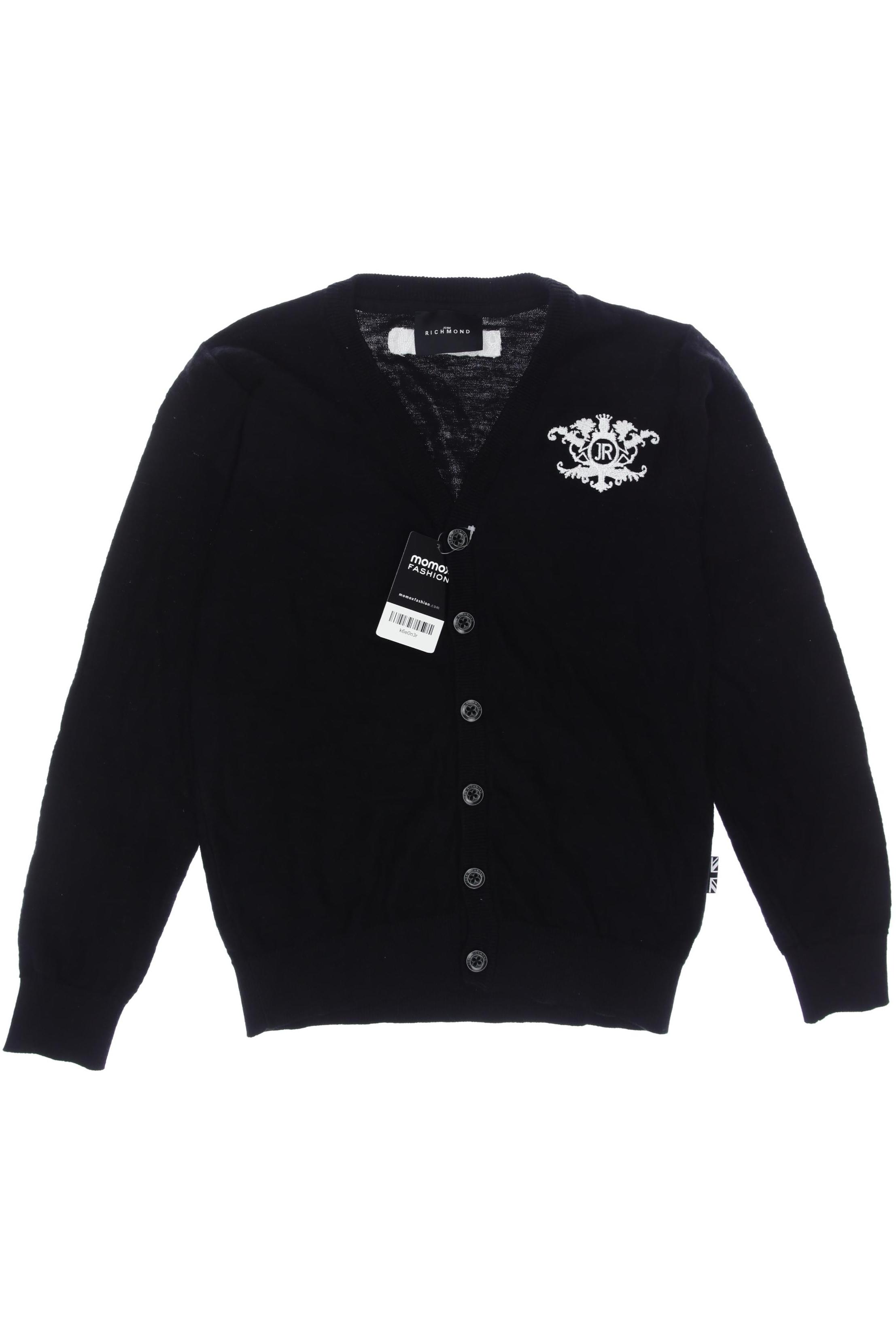 

John Richmond Jungen Strickjacke, schwarz, Gr. 164