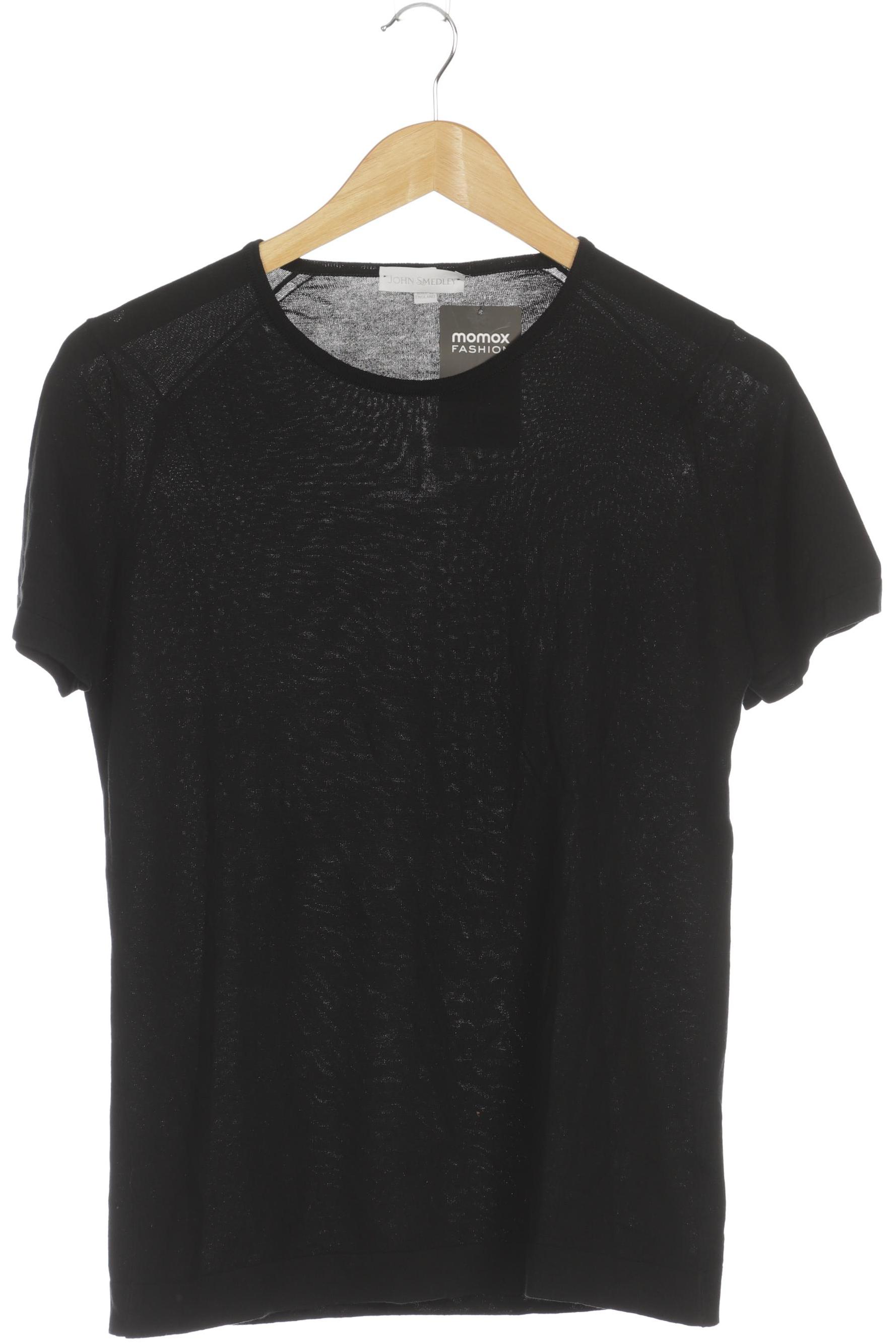 

John Smedley Damen T-Shirt, schwarz, Gr.
