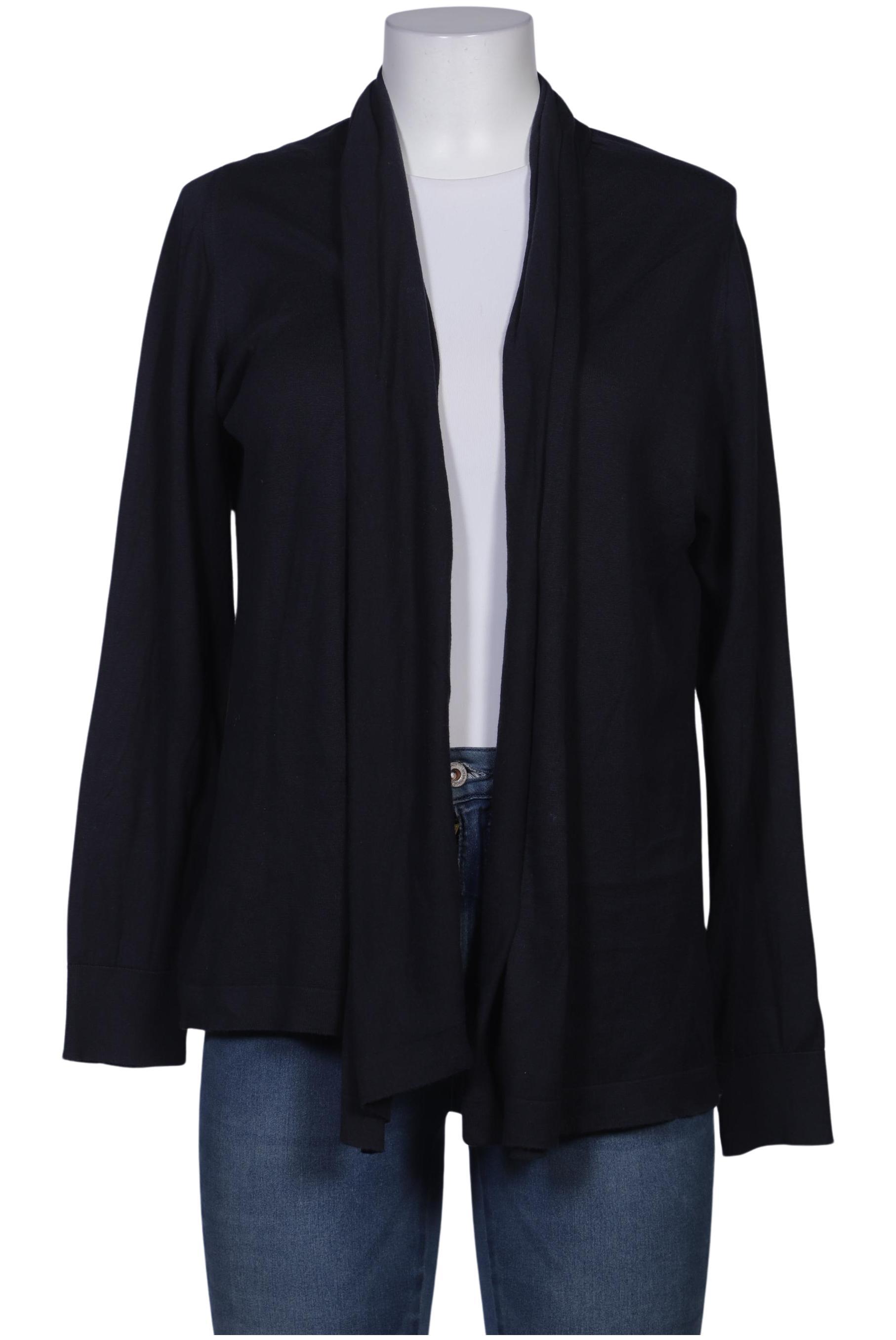 

John Smedley Damen Strickjacke, marineblau, Gr. 42