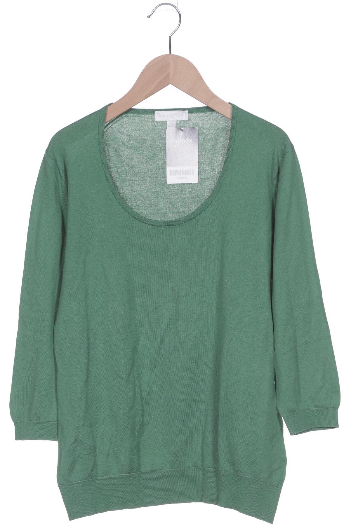 

John Smedley Damen Langarmshirt, grün, Gr. 44