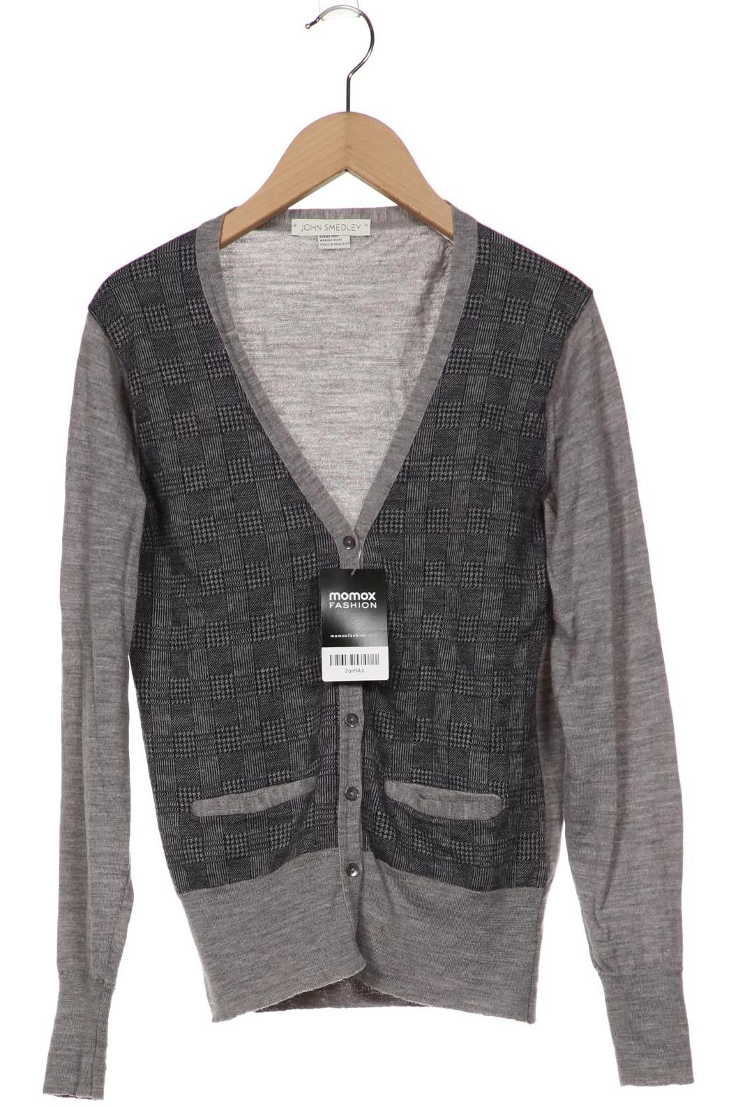 

John Smedley Damen Strickjacke, grau