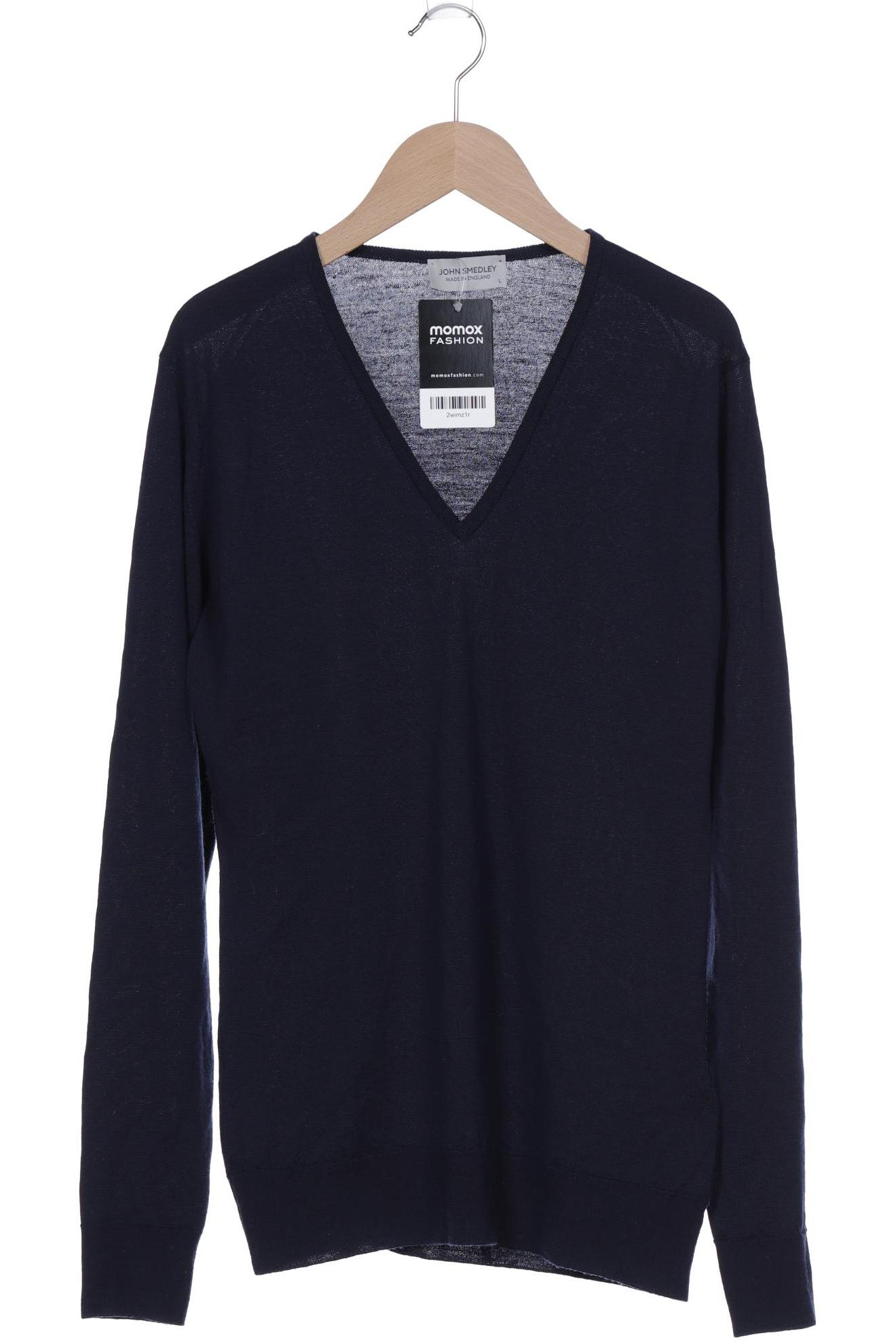 

John Smedley Damen Pullover, marineblau