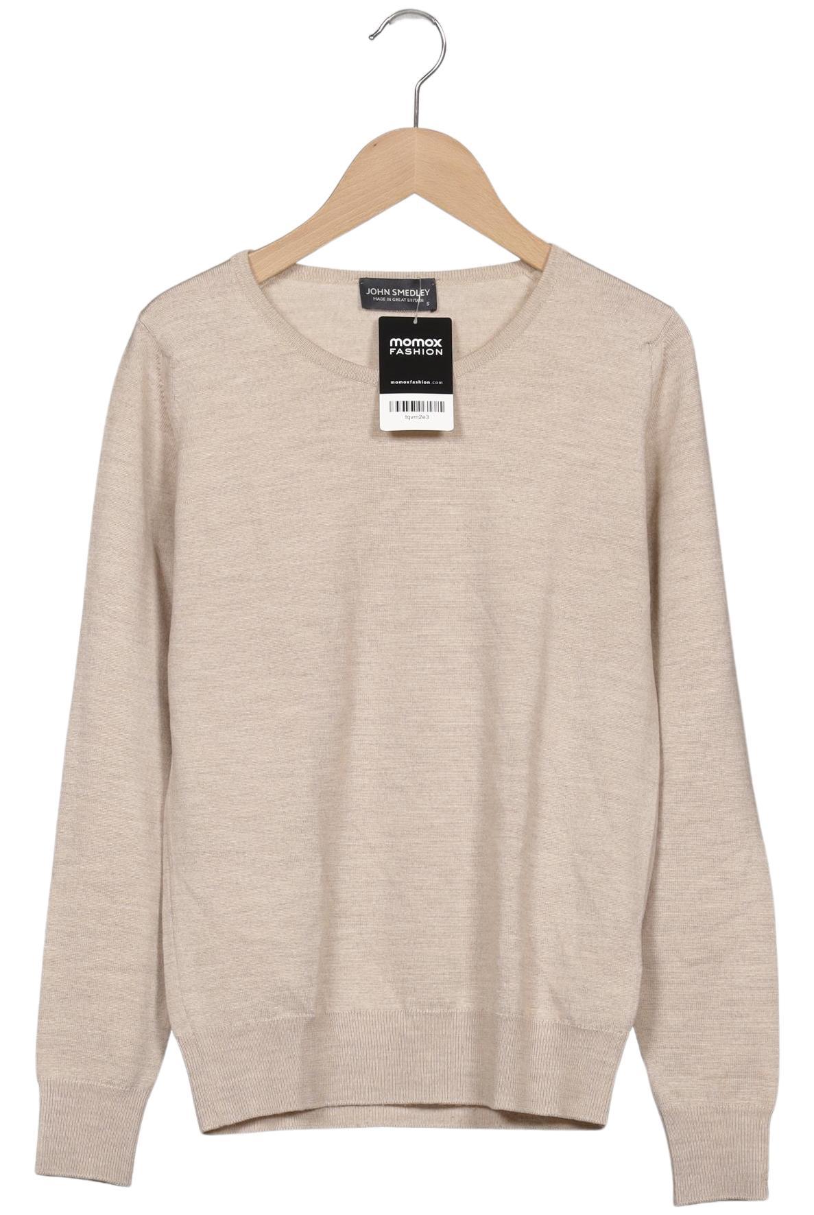 

John Smedley Damen Pullover, beige, Gr. 36
