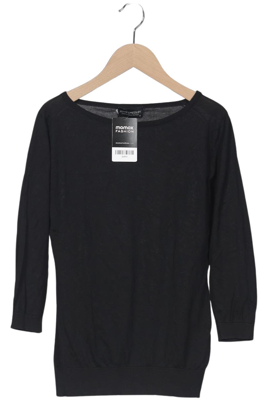 

John Smedley Damen Pullover, schwarz, Gr. 38