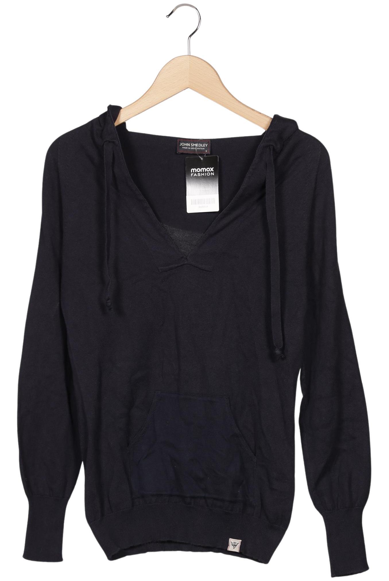 

John Smedley Damen Kapuzenpullover, marineblau, Gr. 36