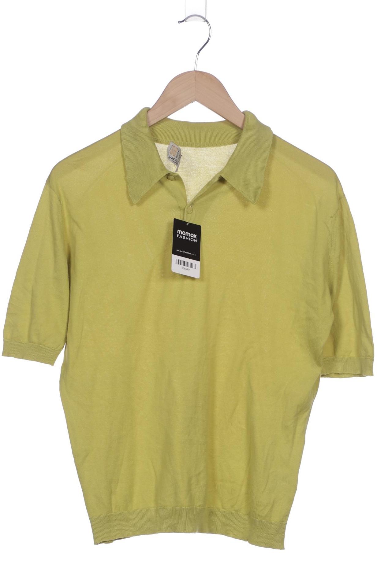 

John Smedley Damen Poloshirt, gelb, Gr. 36