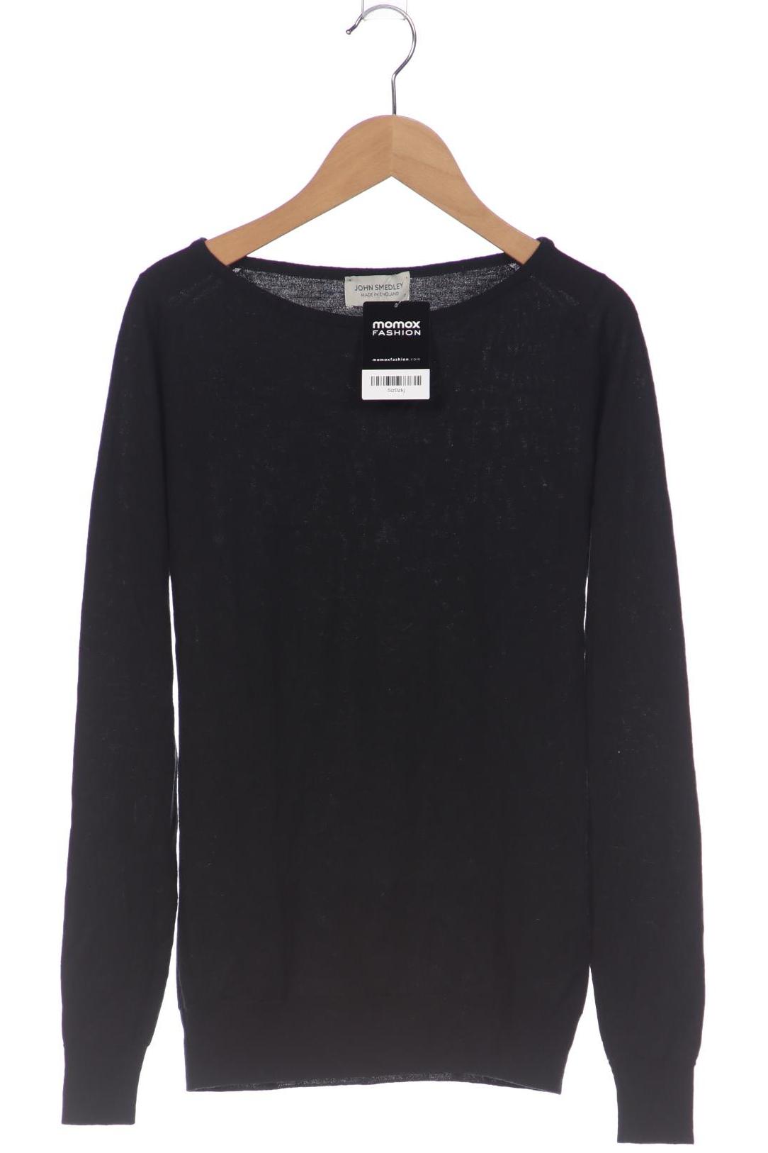 

John Smedley Damen Pullover, schwarz, Gr. 36