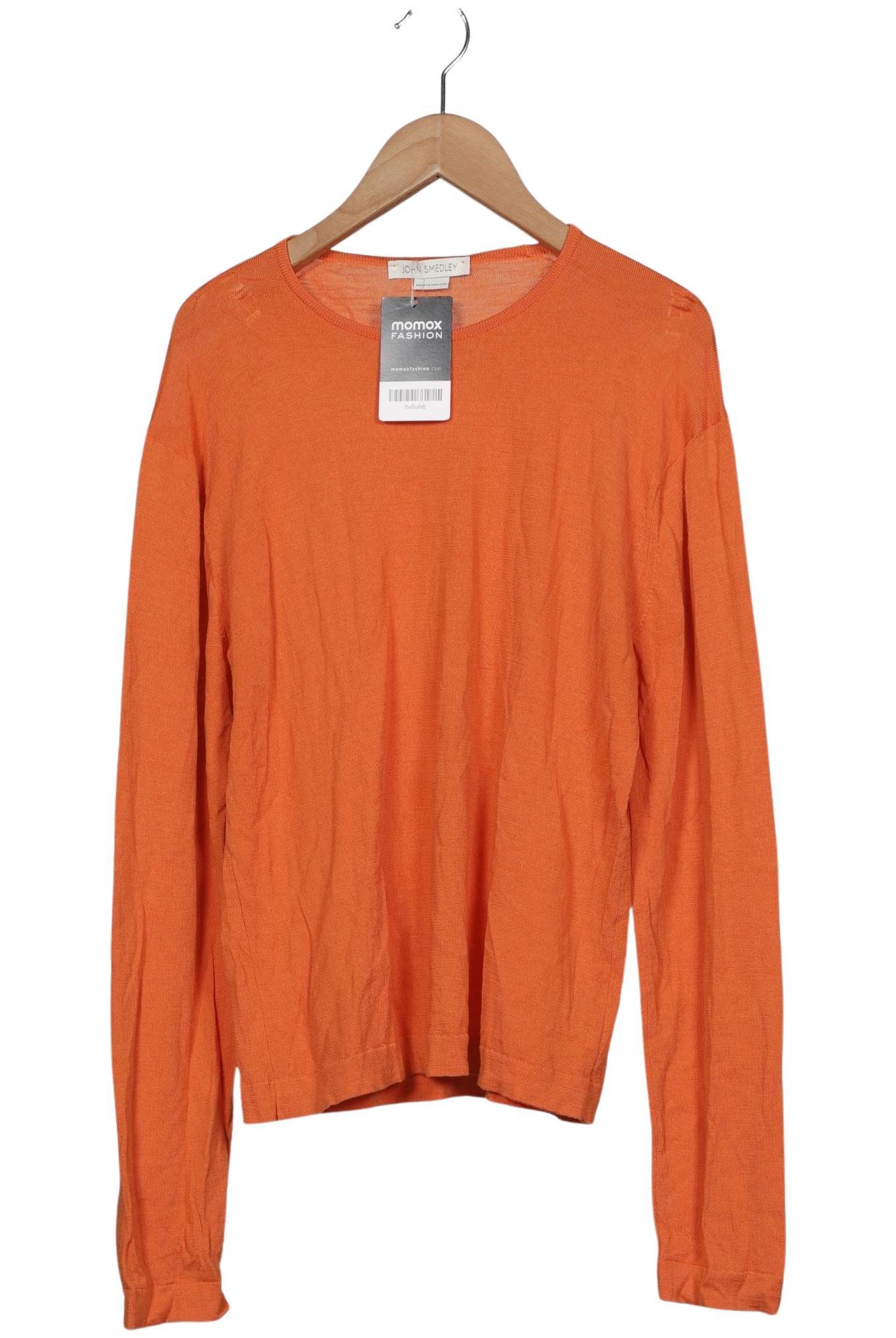 

John Smedley Damen Langarmshirt, orange, Gr. 42