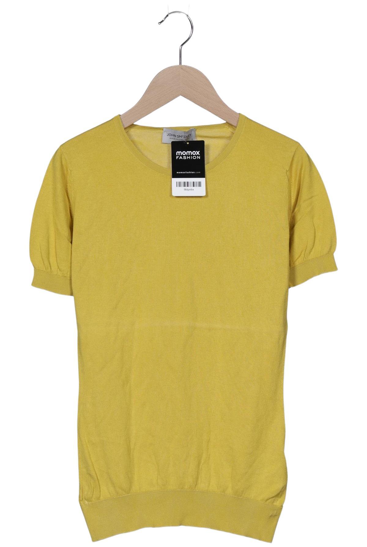 

John Smedley Damen Pullover, gelb, Gr. 36
