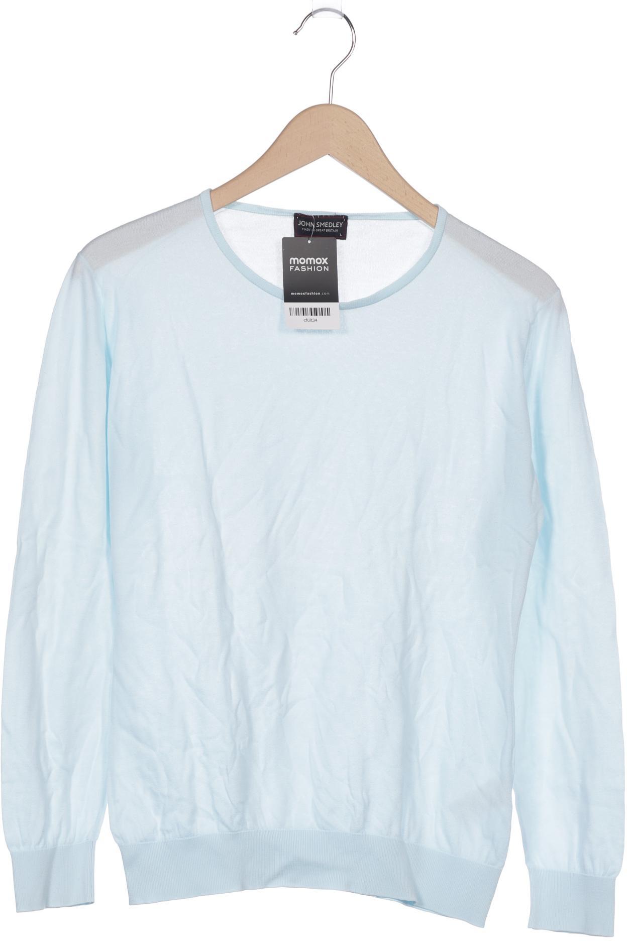 

John Smedley Damen Pullover, hellblau