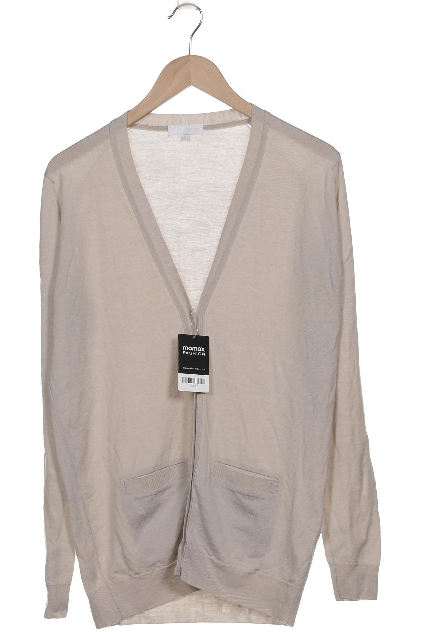 

John Smedley Damen Strickjacke, grau, Gr. 42