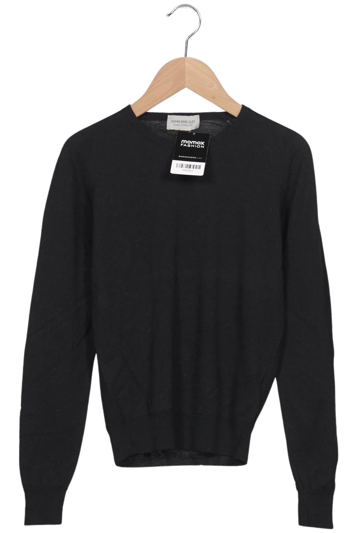 

John Smedley Damen Pullover, schwarz, Gr. 36