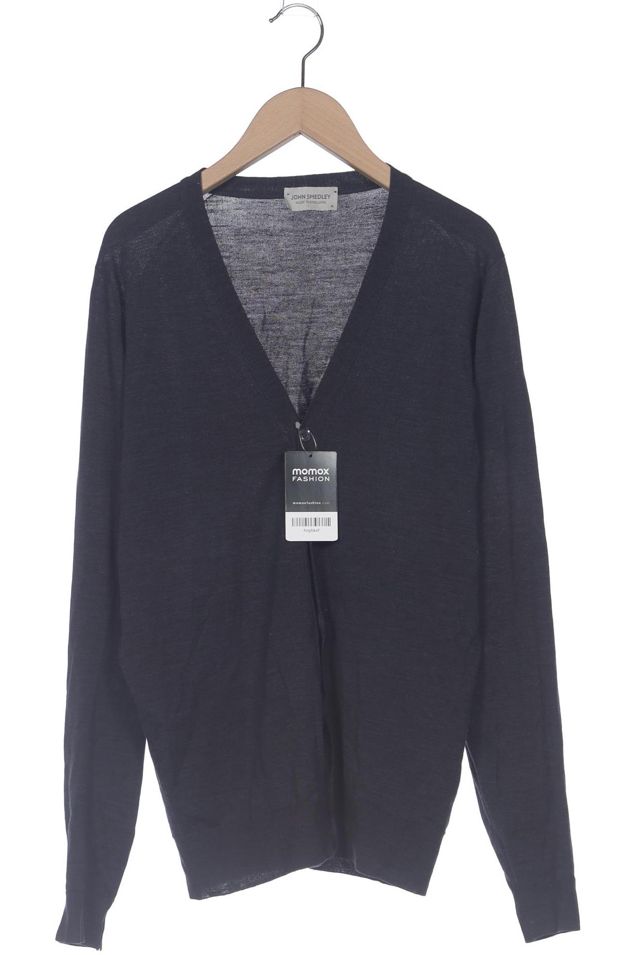 

John Smedley Damen Strickjacke, marineblau, Gr. 38