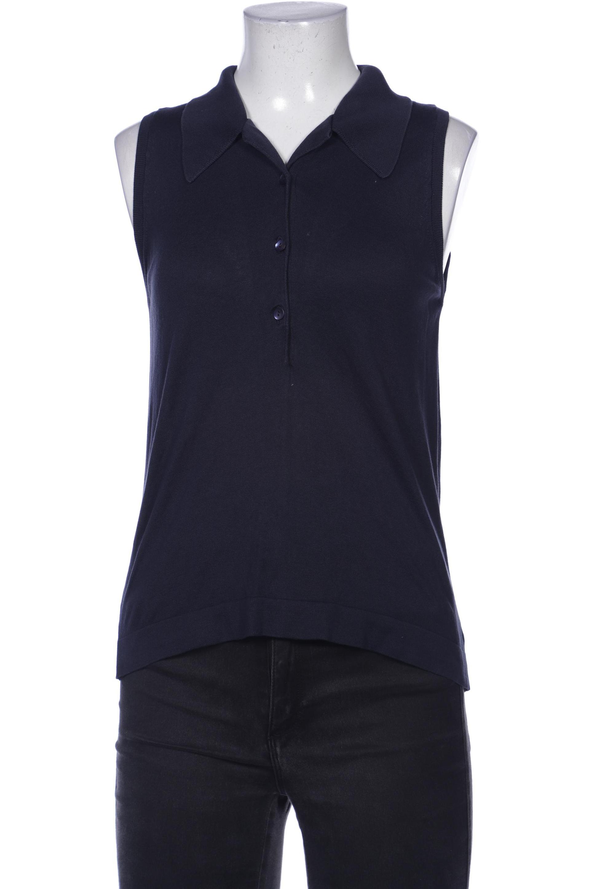 

John Smedley Damen Poloshirt, marineblau, Gr. 36
