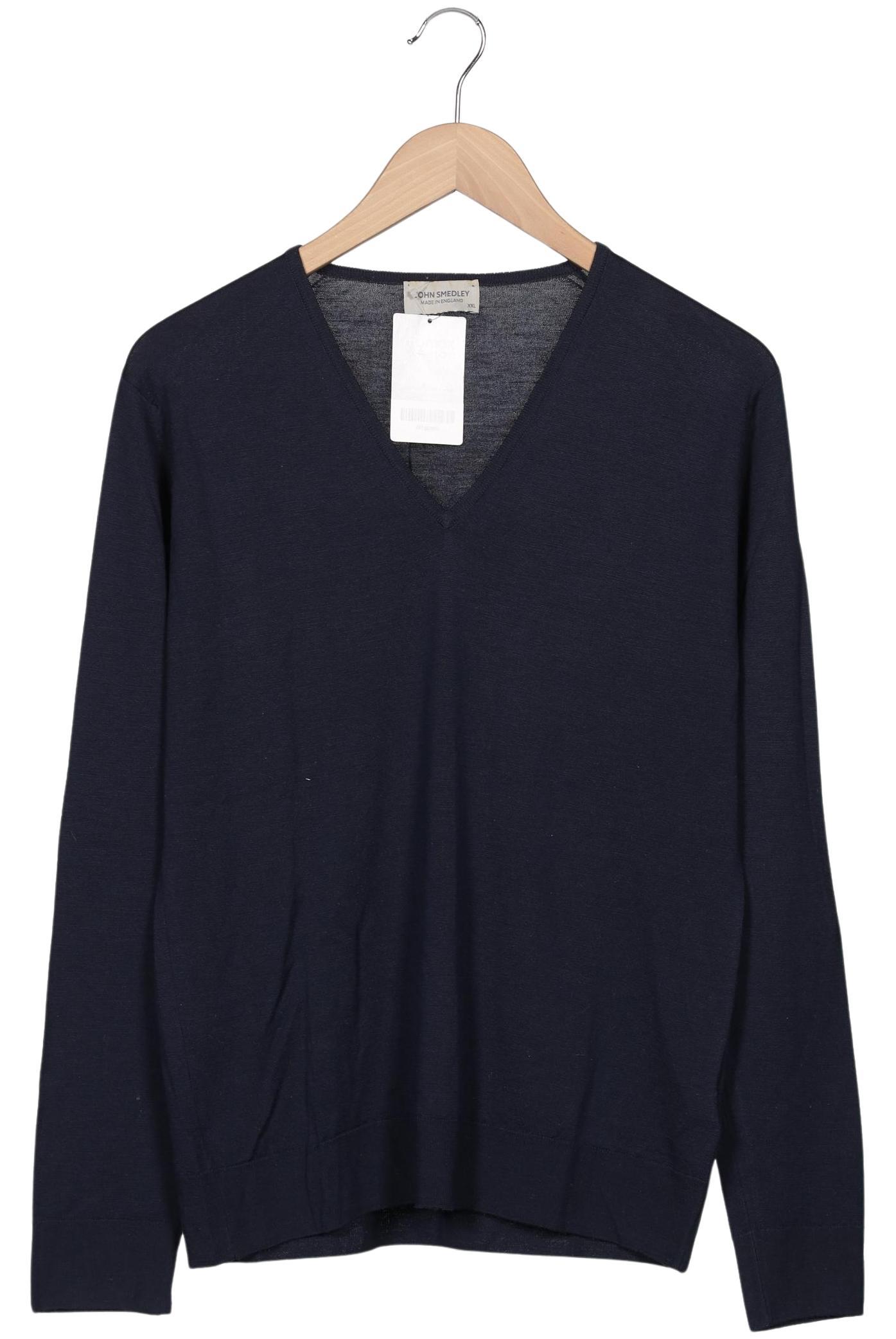 

John Smedley Damen Pullover, marineblau, Gr. 46