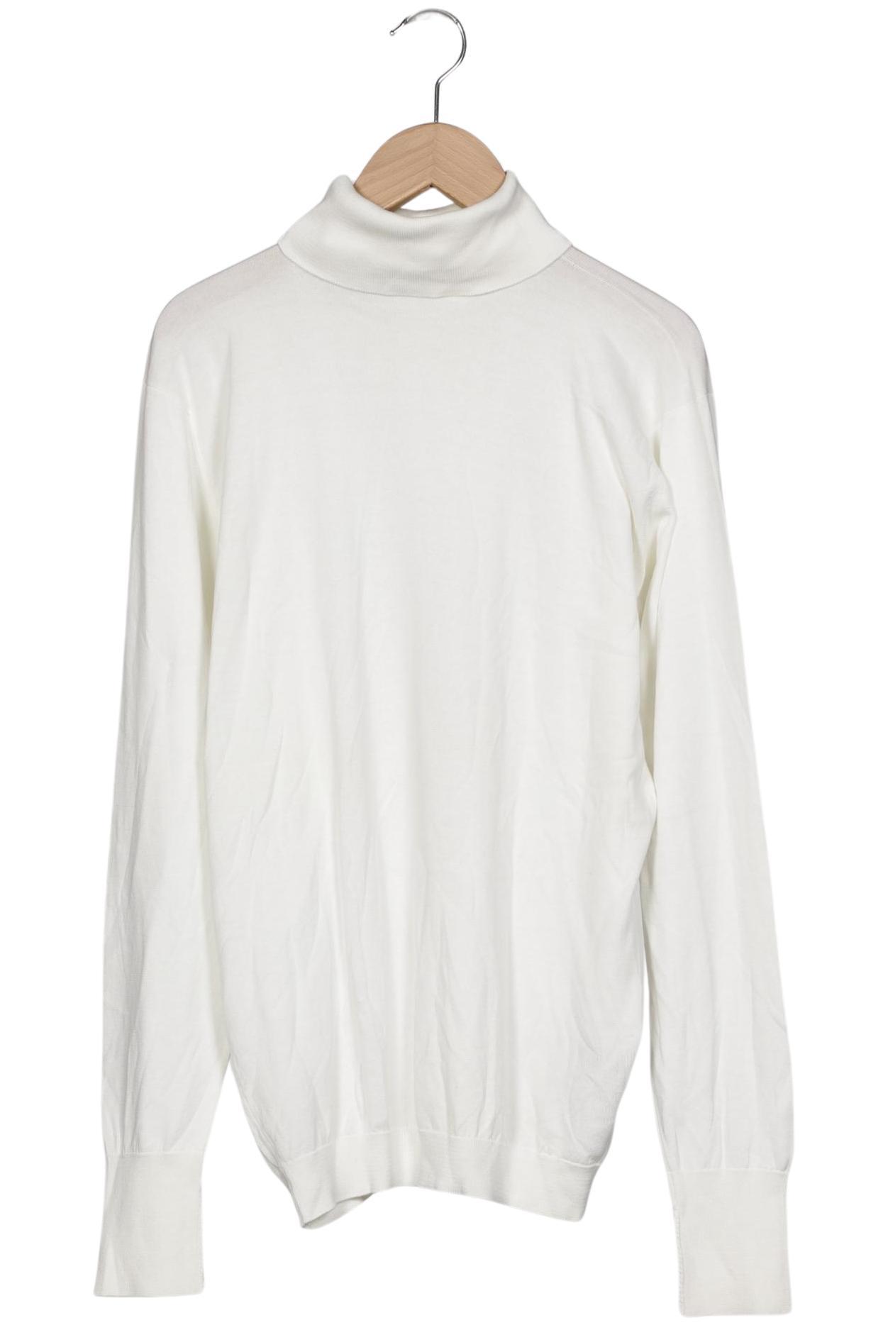 

John Smedley Damen Pullover, weiß, Gr. 36
