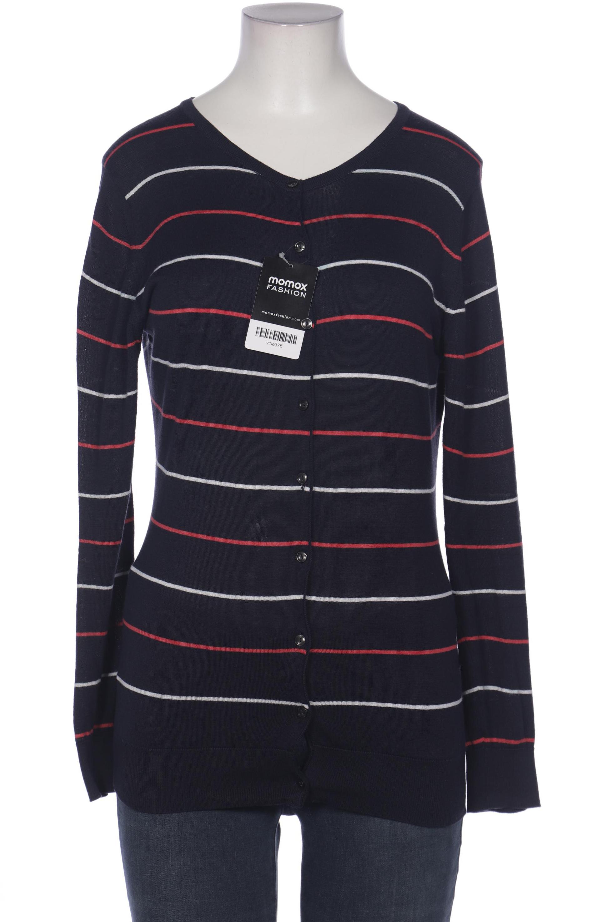 

John Smedley Damen Strickjacke, marineblau, Gr. 38