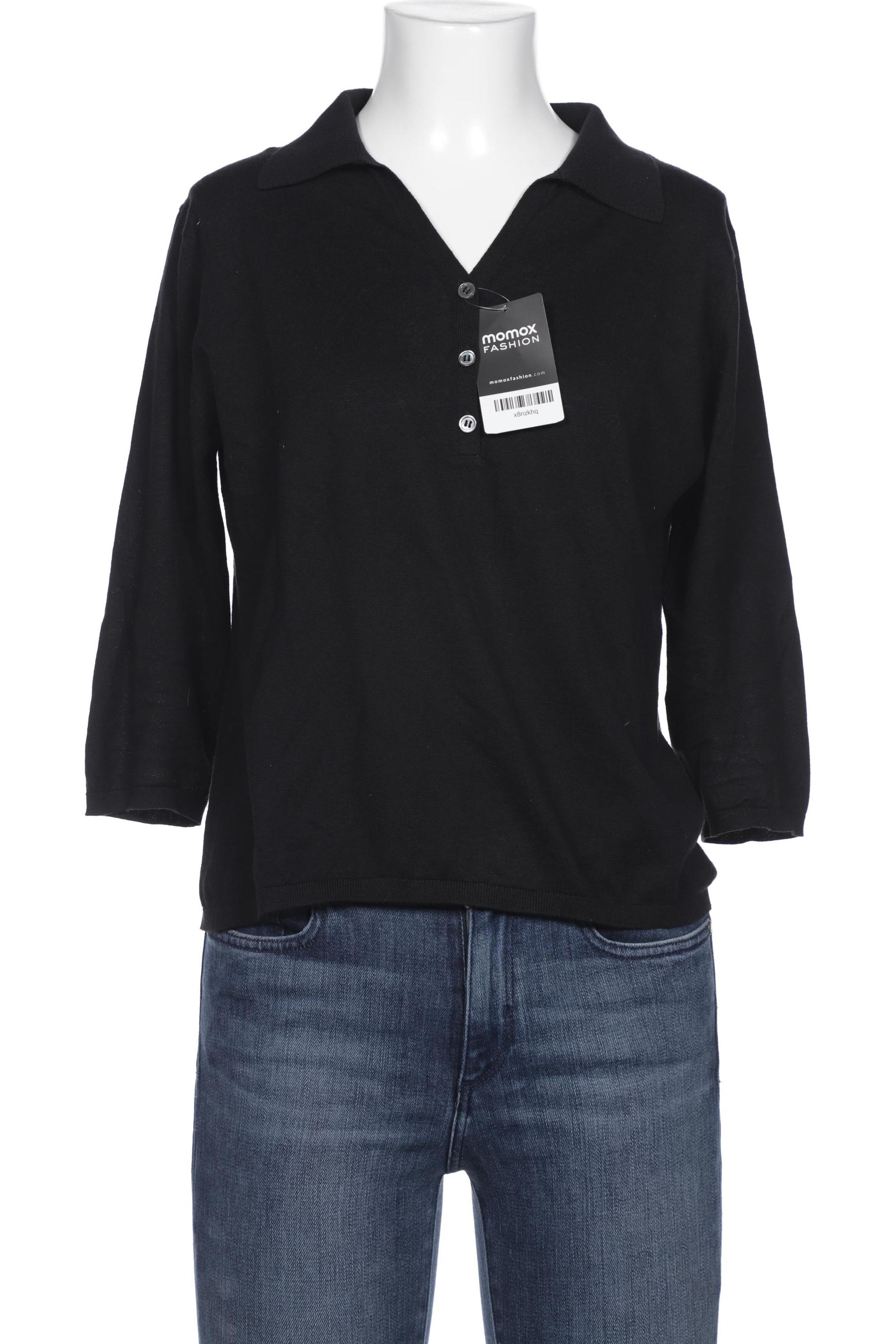 

John Smedley Damen Poloshirt, schwarz