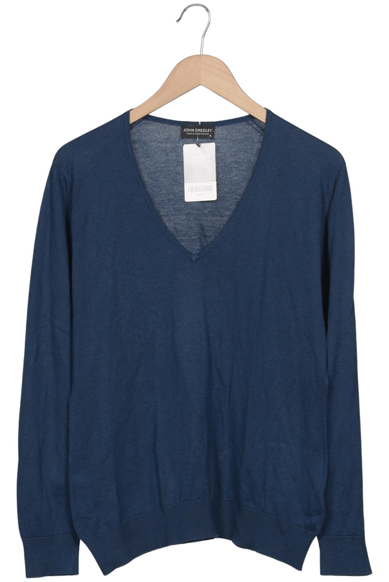 

John Smedley Damen Pullover, marineblau, Gr. 44