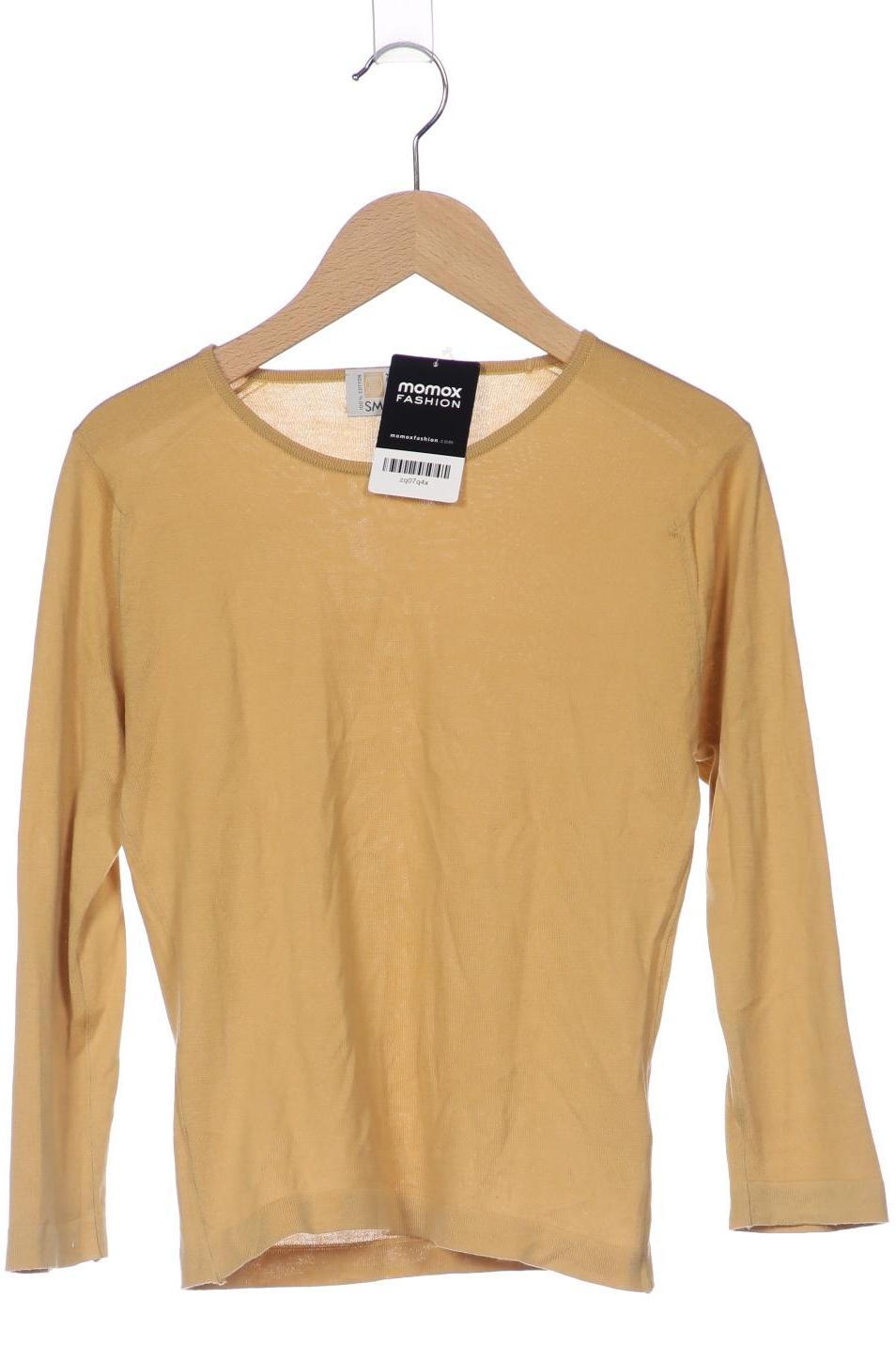 

John Smedley Damen Langarmshirt, beige, Gr. 36