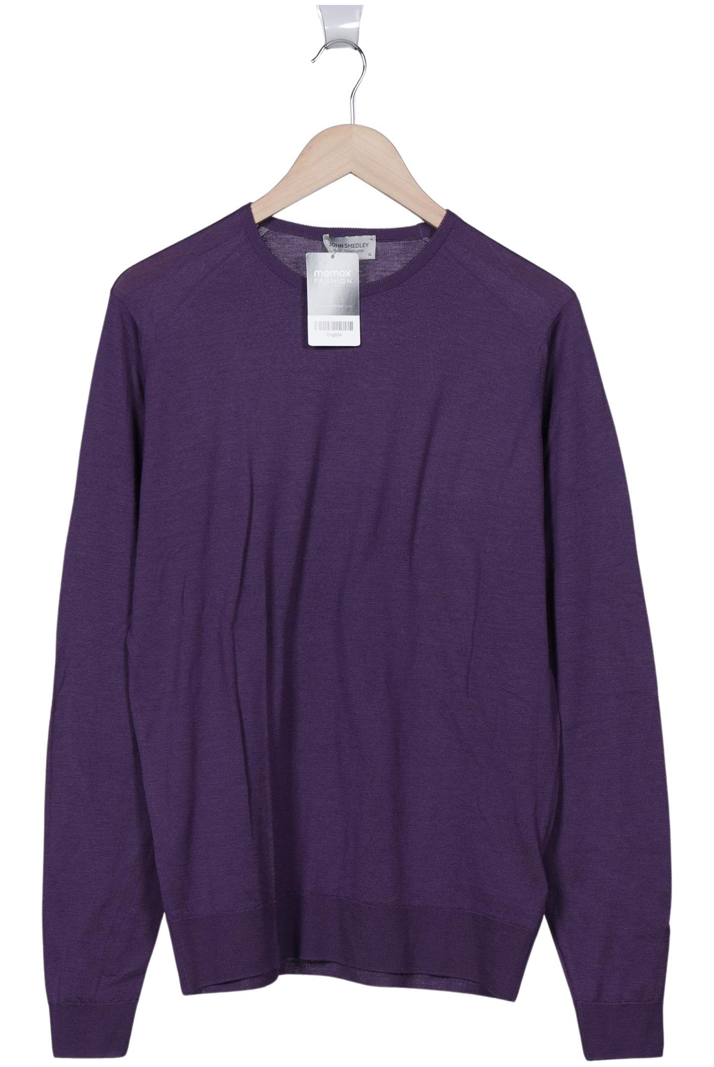 

John Smedley Herren Pullover, flieder, Gr. 54