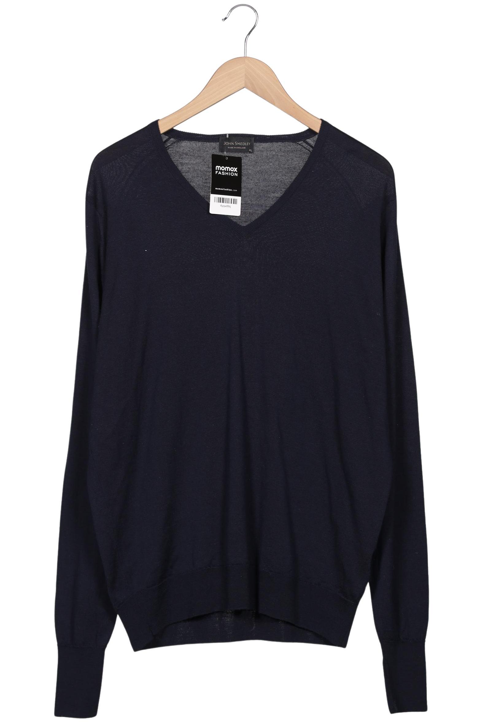 

John Smedley Herren Pullover, marineblau, Gr. 54