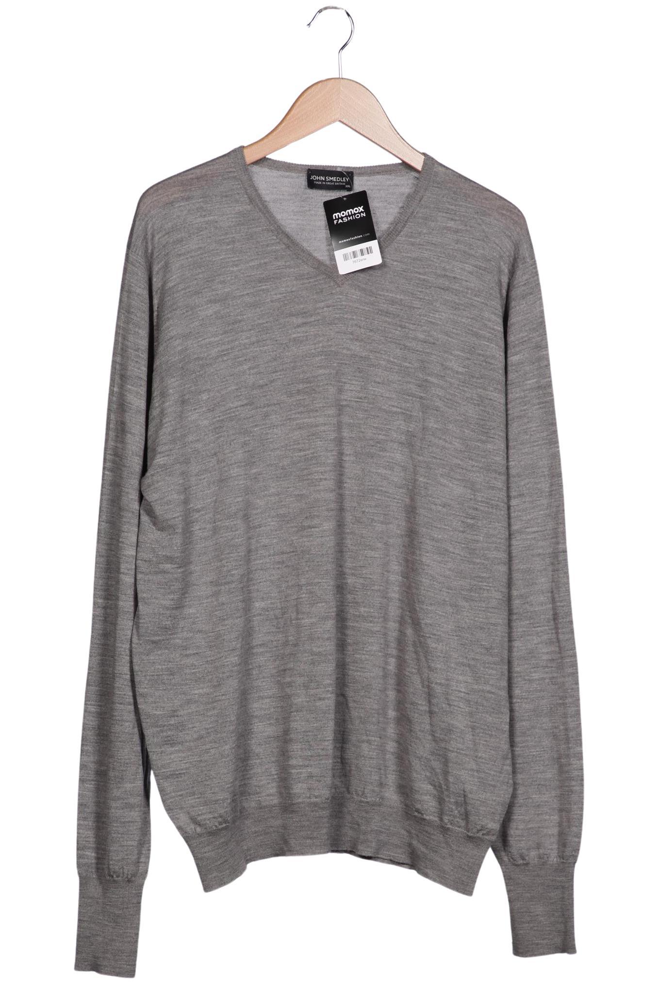 

John Smedley Herren Pullover, grau, Gr. 56