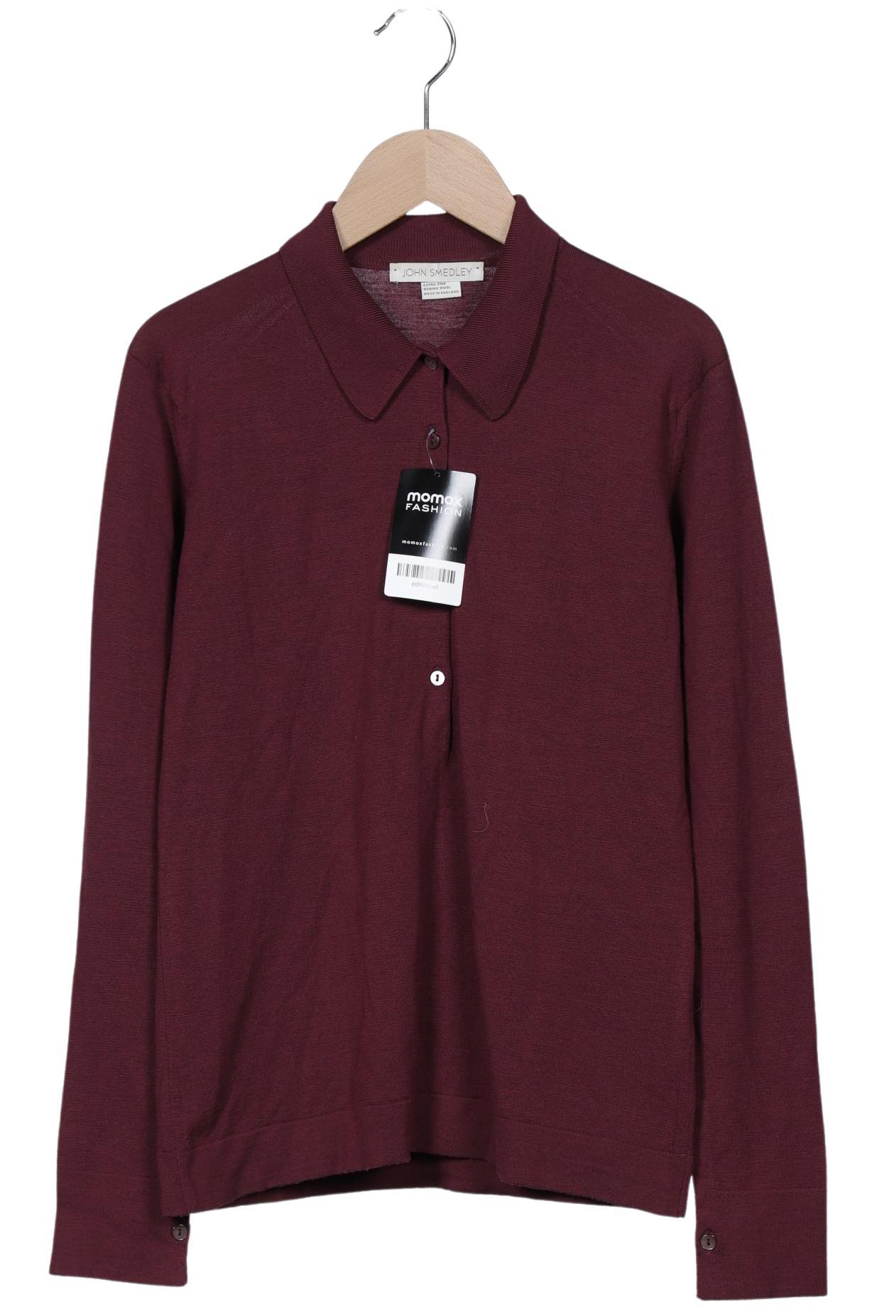 

John Smedley Herren Poloshirt, bordeaux, Gr. 52