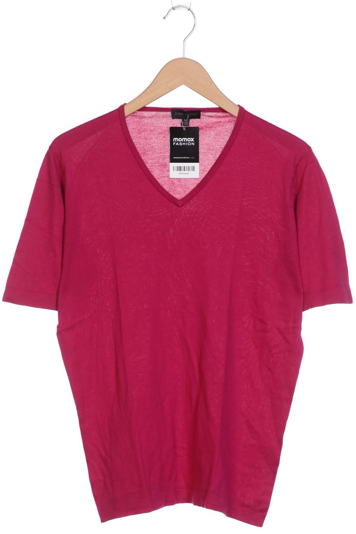 

John Smedley Herren T-Shirt, pink