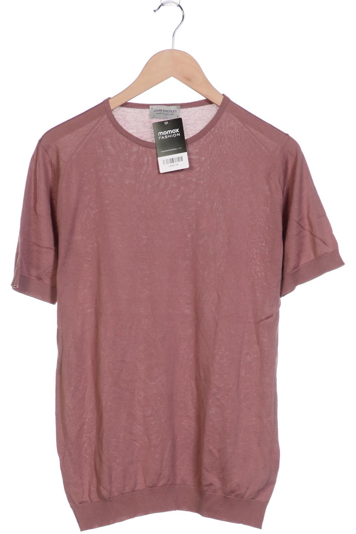 

John Smedley Herren T-Shirt, pink