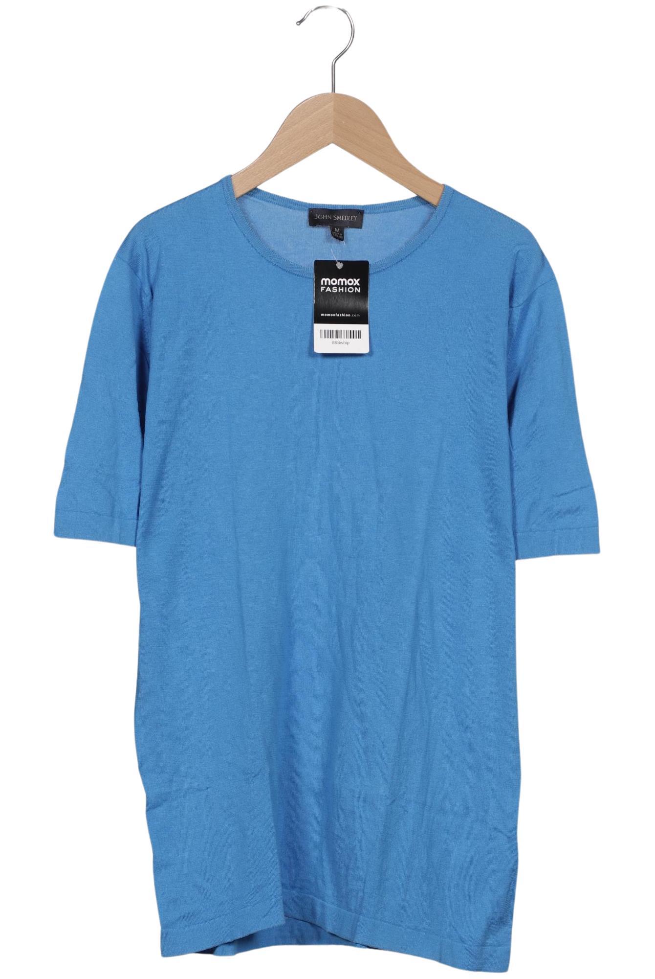 

John Smedley Herren T-Shirt, blau, Gr. 48